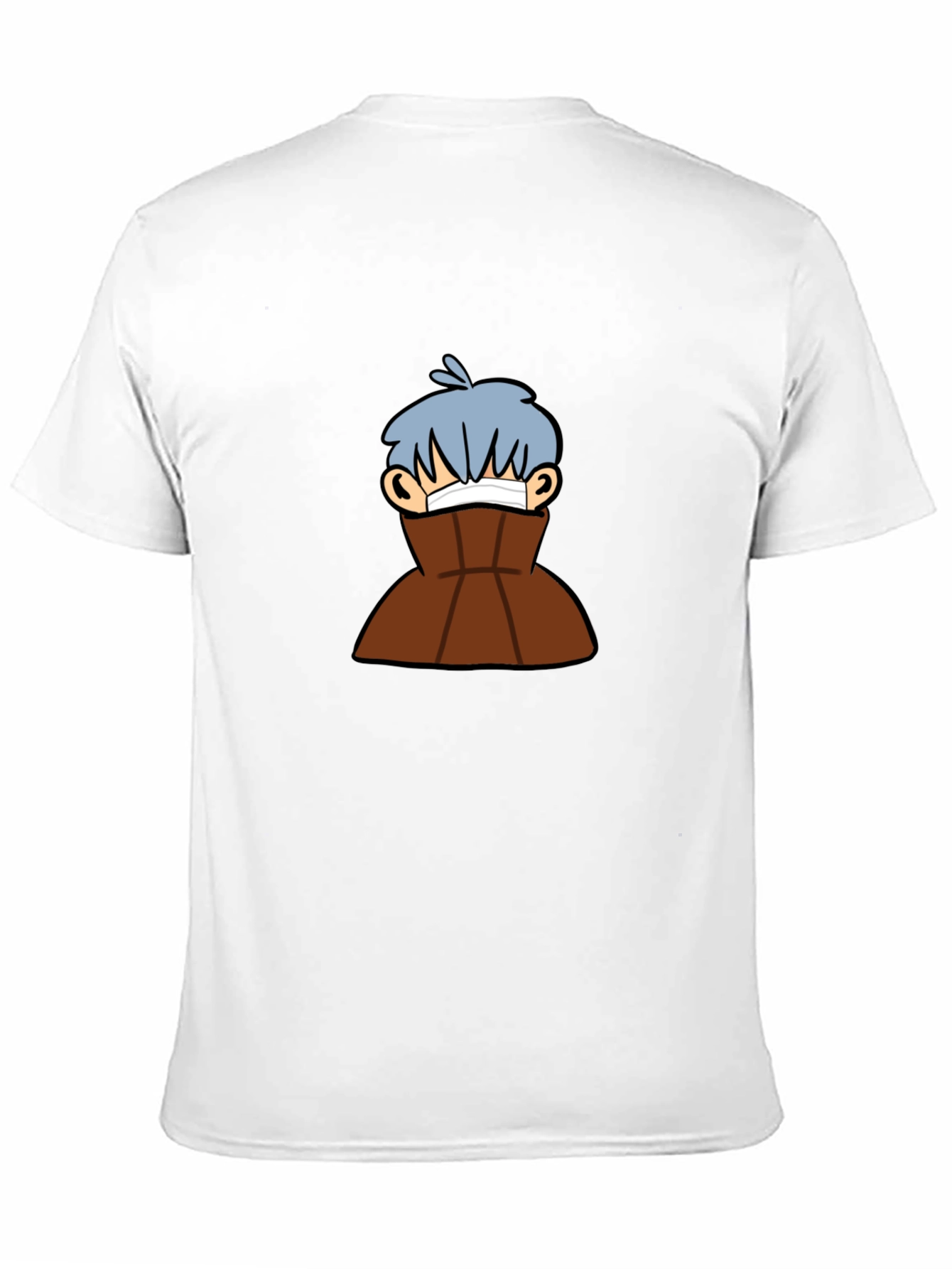 Black Graphic Tee - Cartoon Character