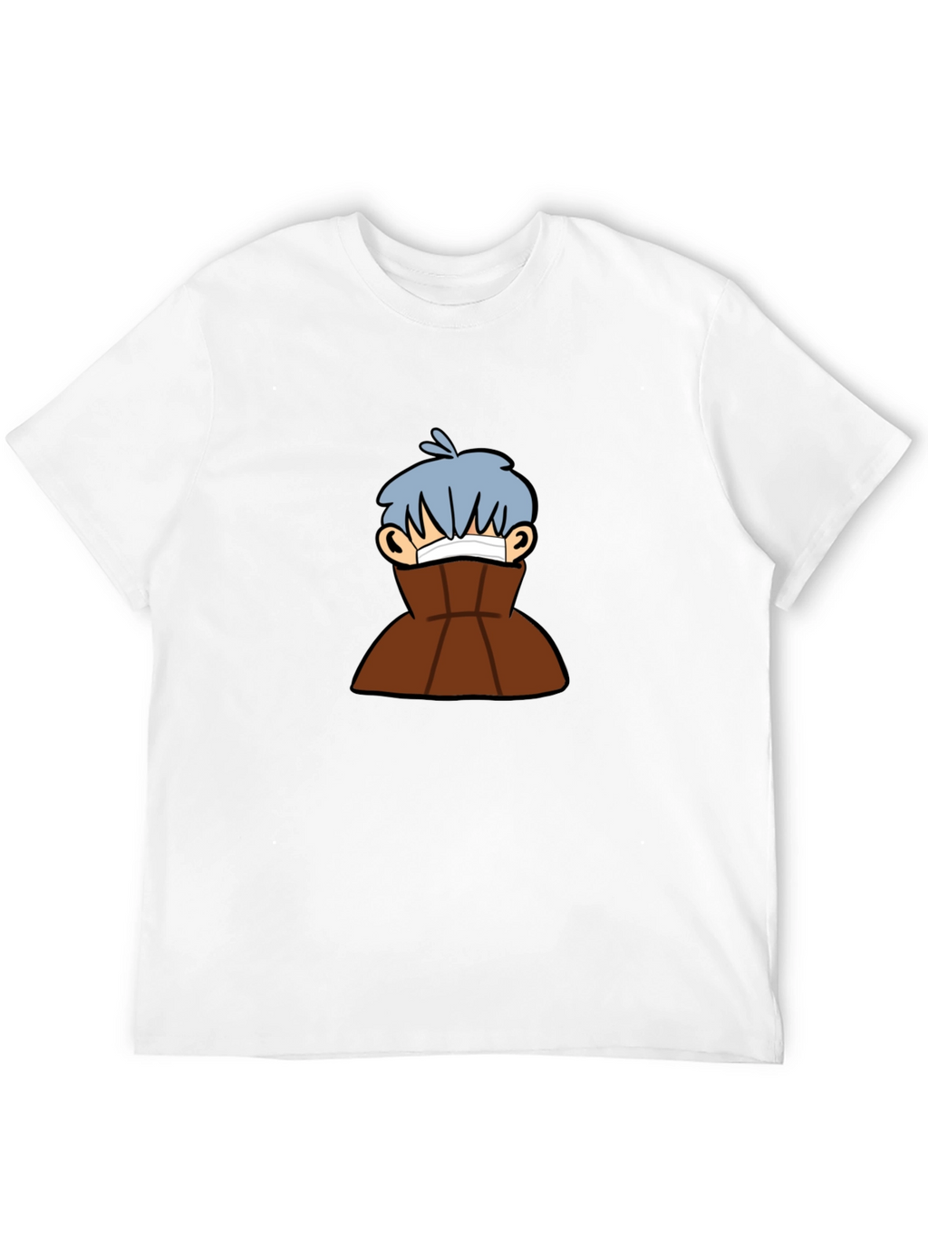 Black Graphic Tee - Cartoon Character
