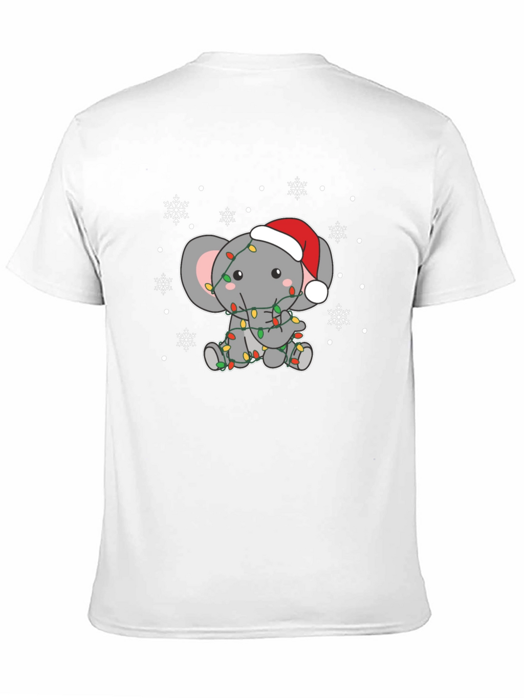 Holiday Elephant Graphic Tee - Christmas T-Shirt