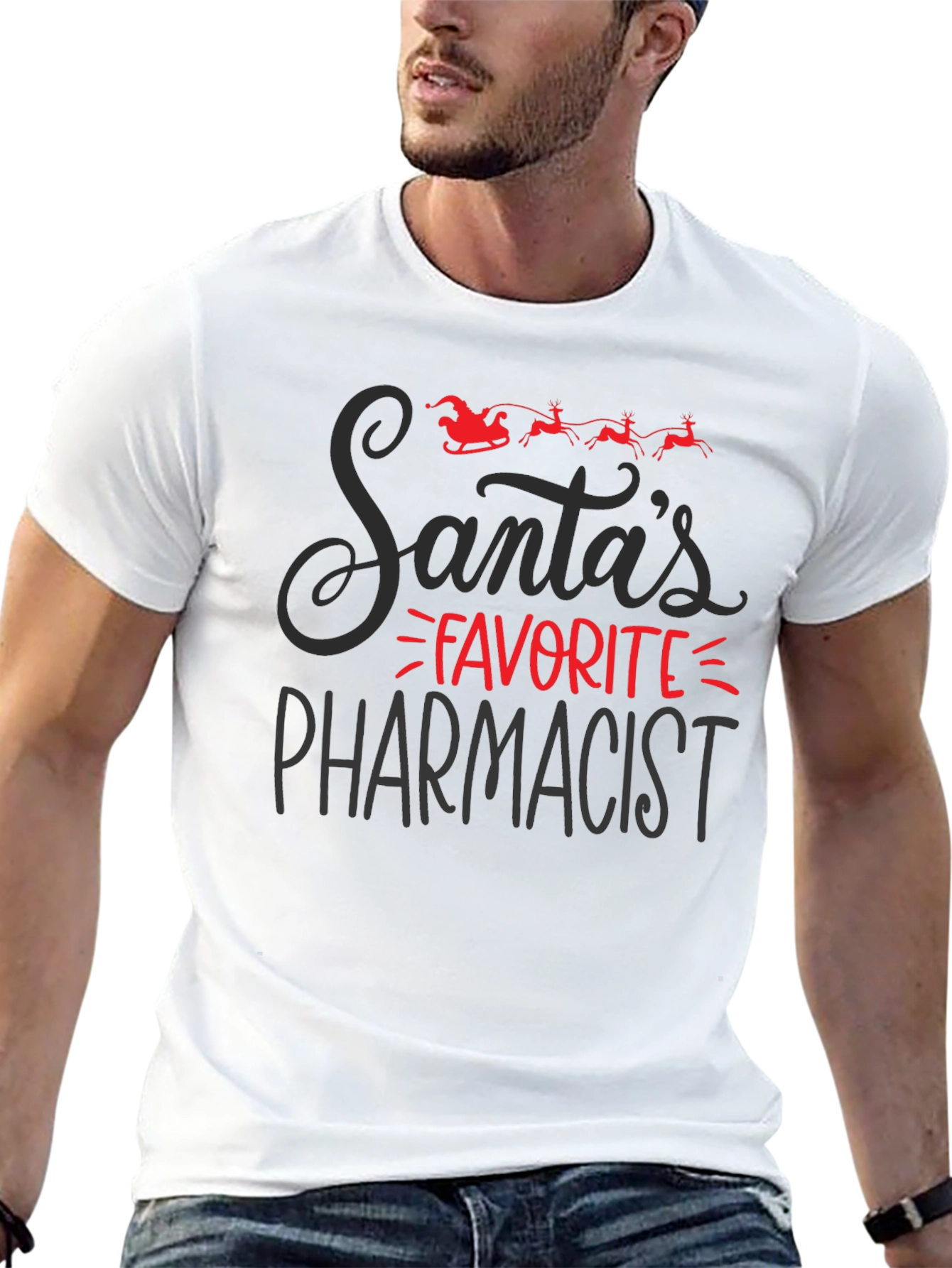 Santas Favorite Pharmacist T-Shirt