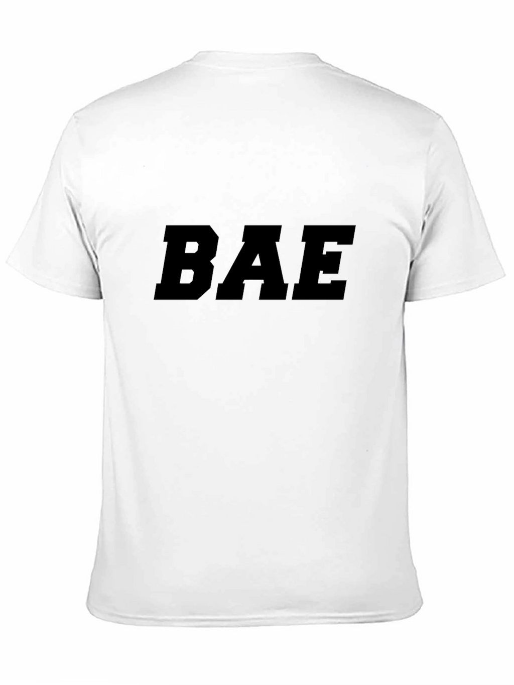 BAE Black Graphic Tee - Unisex Casual Top