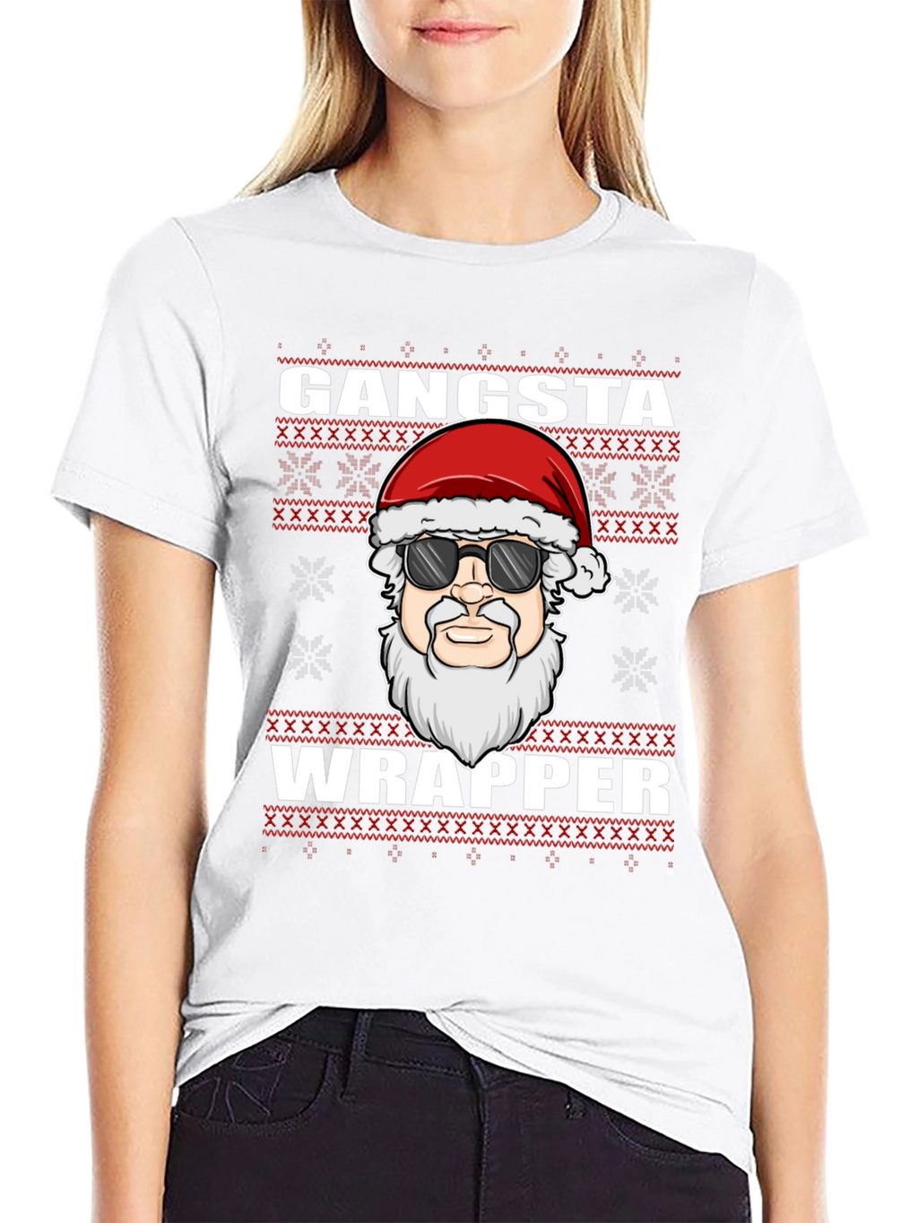 Gangsta Wrapper Christmas T-Shirt