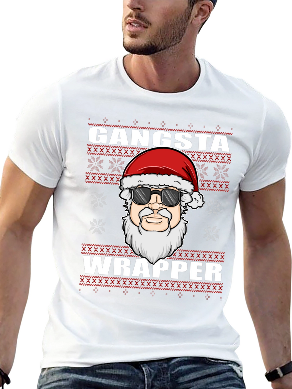 Gangsta Wrapper Christmas T-Shirt