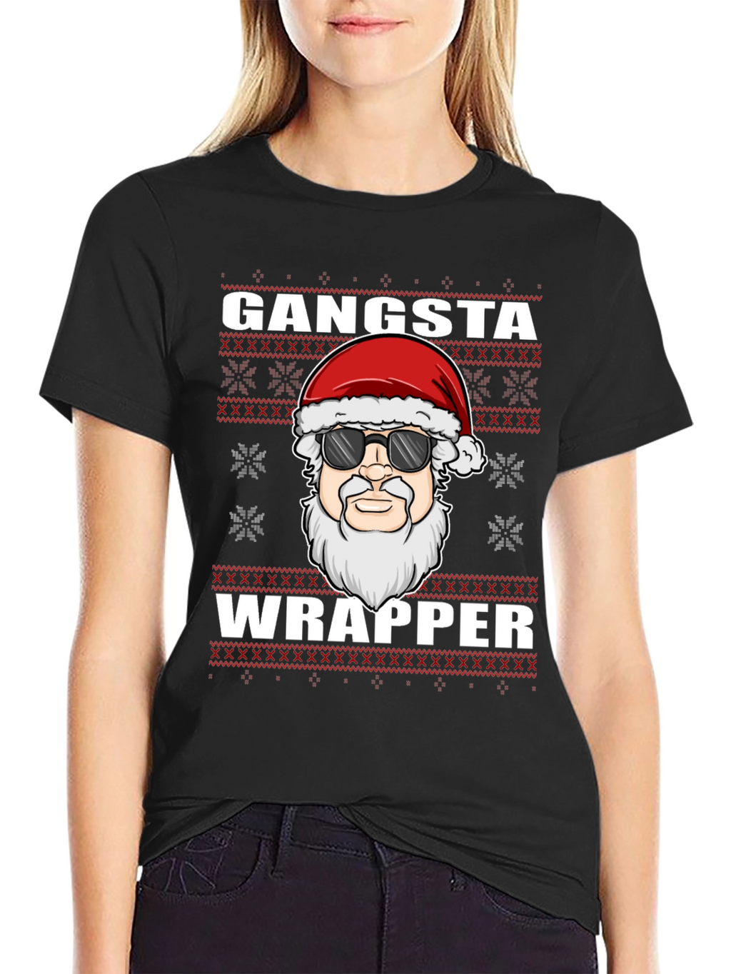 Gangsta Wrapper Christmas T-Shirt