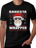 Gangsta Wrapper Christmas T-Shirt