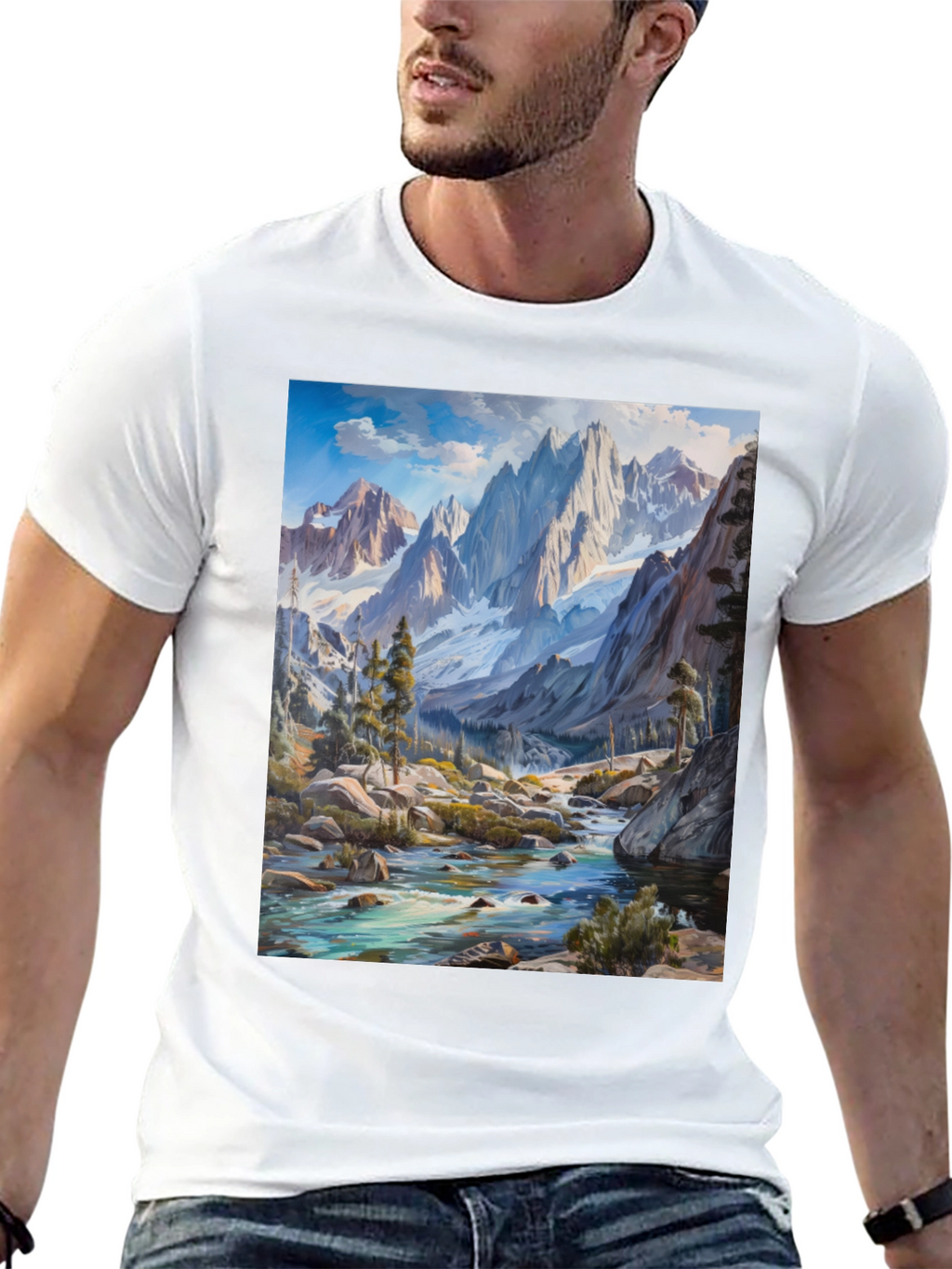 Mountains Landscape Graphic Tee