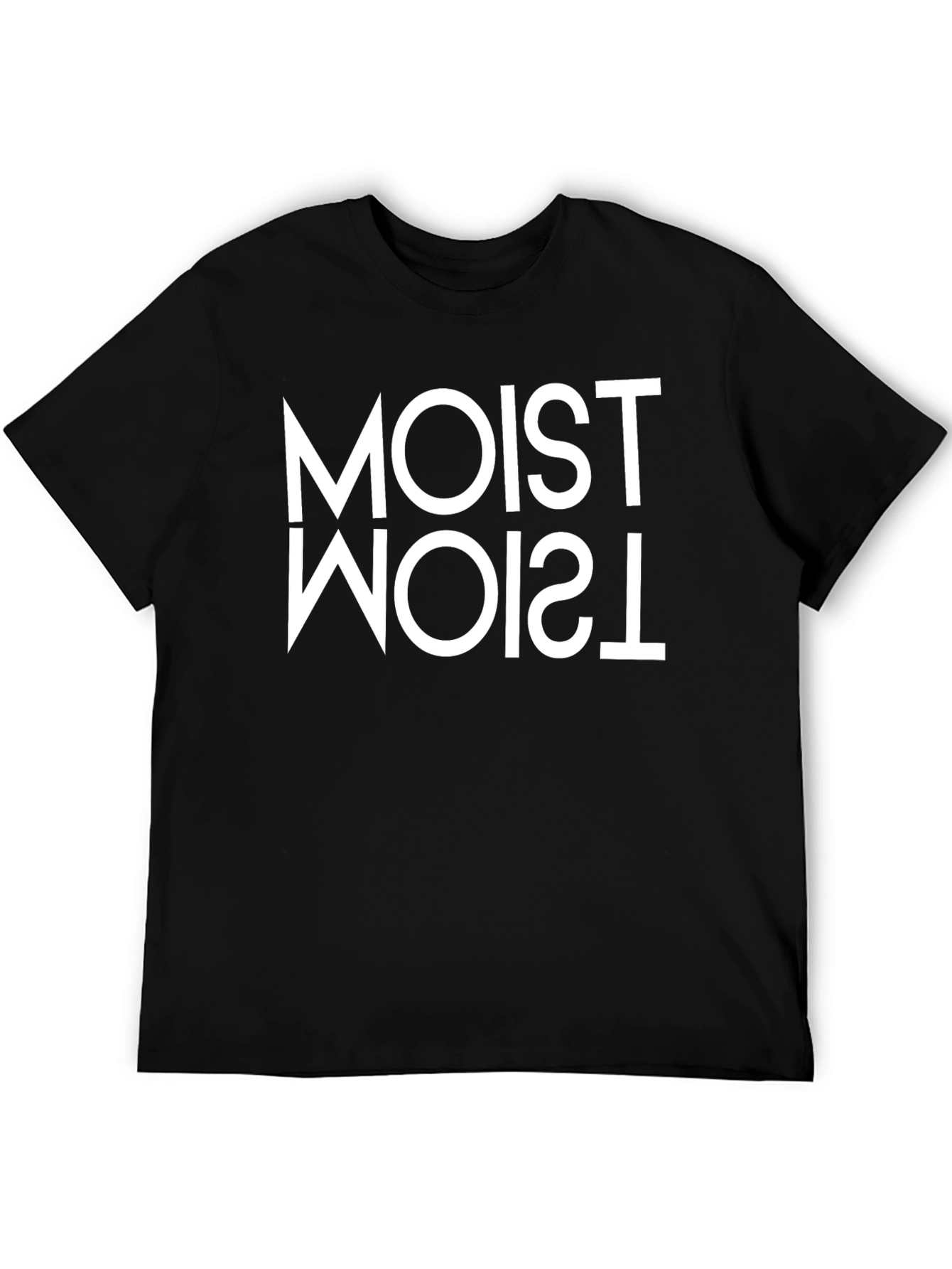 Moist Inverted Tee - Funny Graphic Novelty T-Shirt