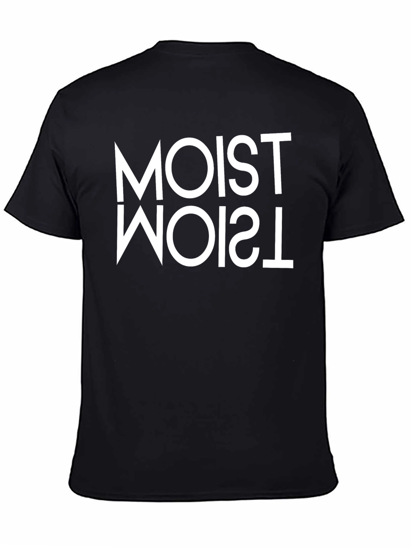 Moist Inverted Tee - Funny Graphic Novelty T-Shirt