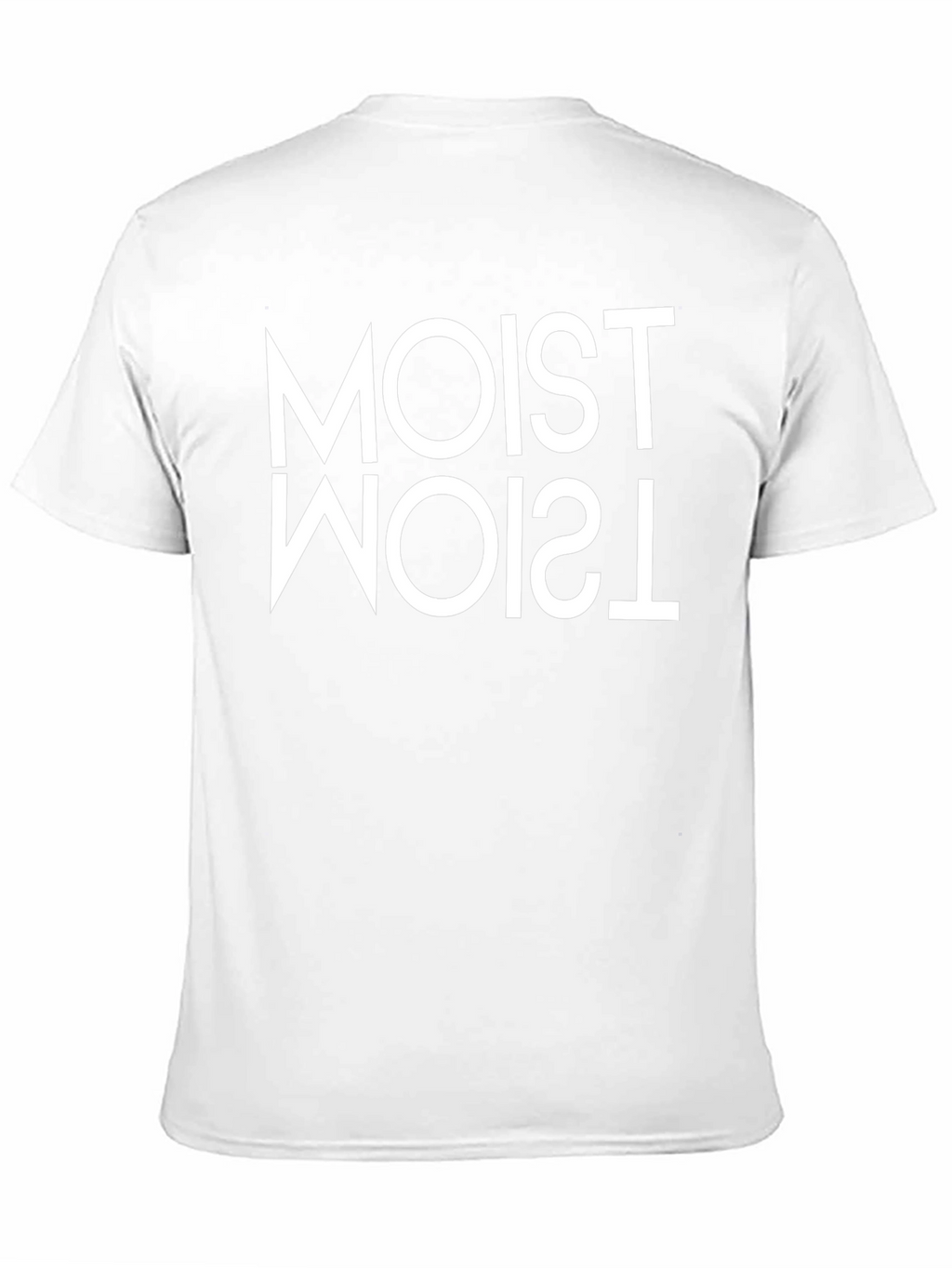 Moist Inverted Tee - Funny Graphic Novelty T-Shirt
