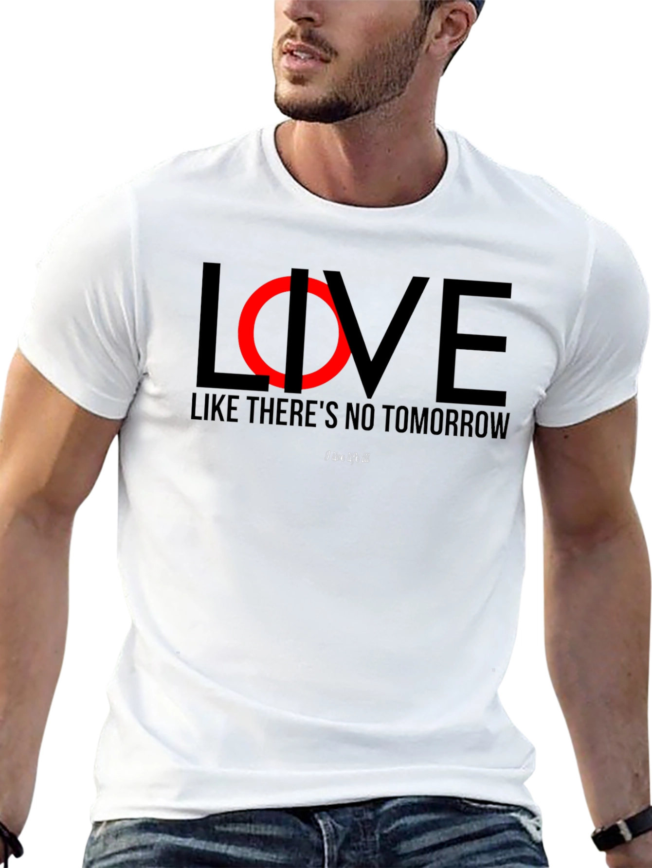 Live Like Theres No Tomorrow Black T-Shirt