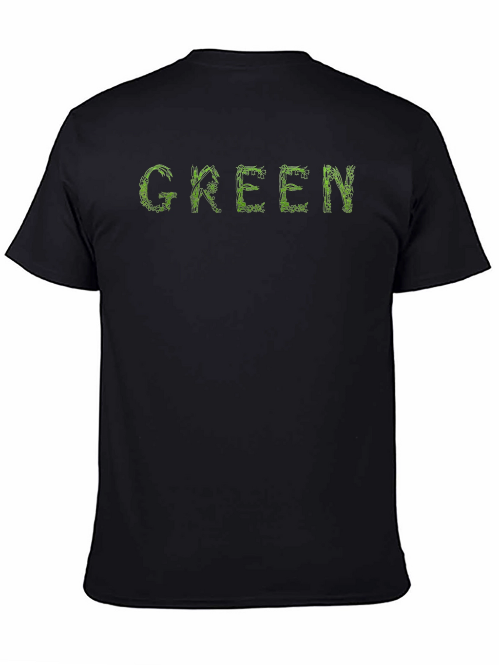 Green Graphic Tee - Unique Nature Design T-Shirt