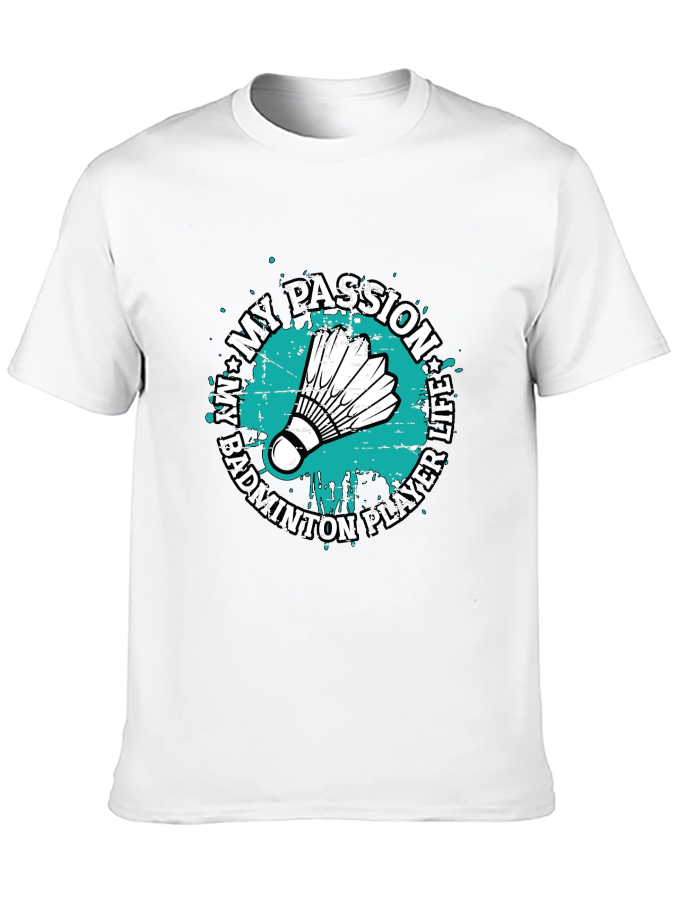 Badminton Player Life Passion Graphic T-Shirt