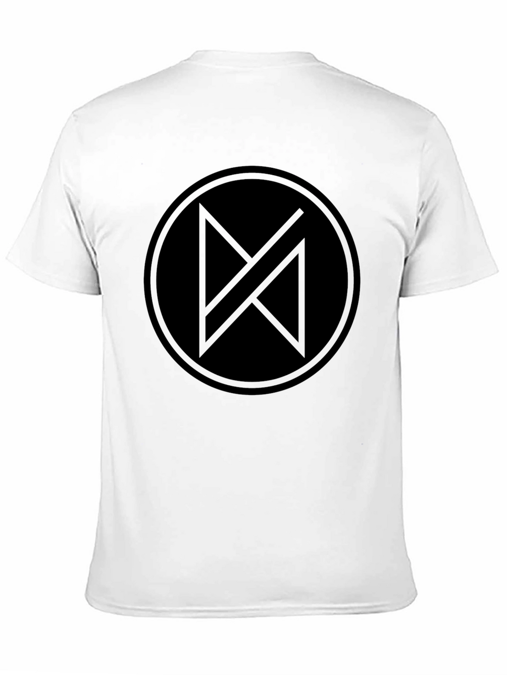 Modern Minimalist Black T-Shirt with Abstract Graphic