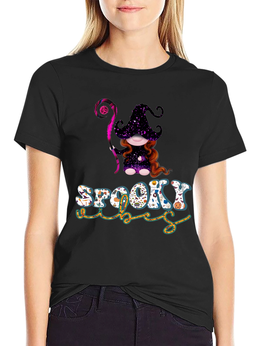 Spooky Vibes Halloween Graphic Tee