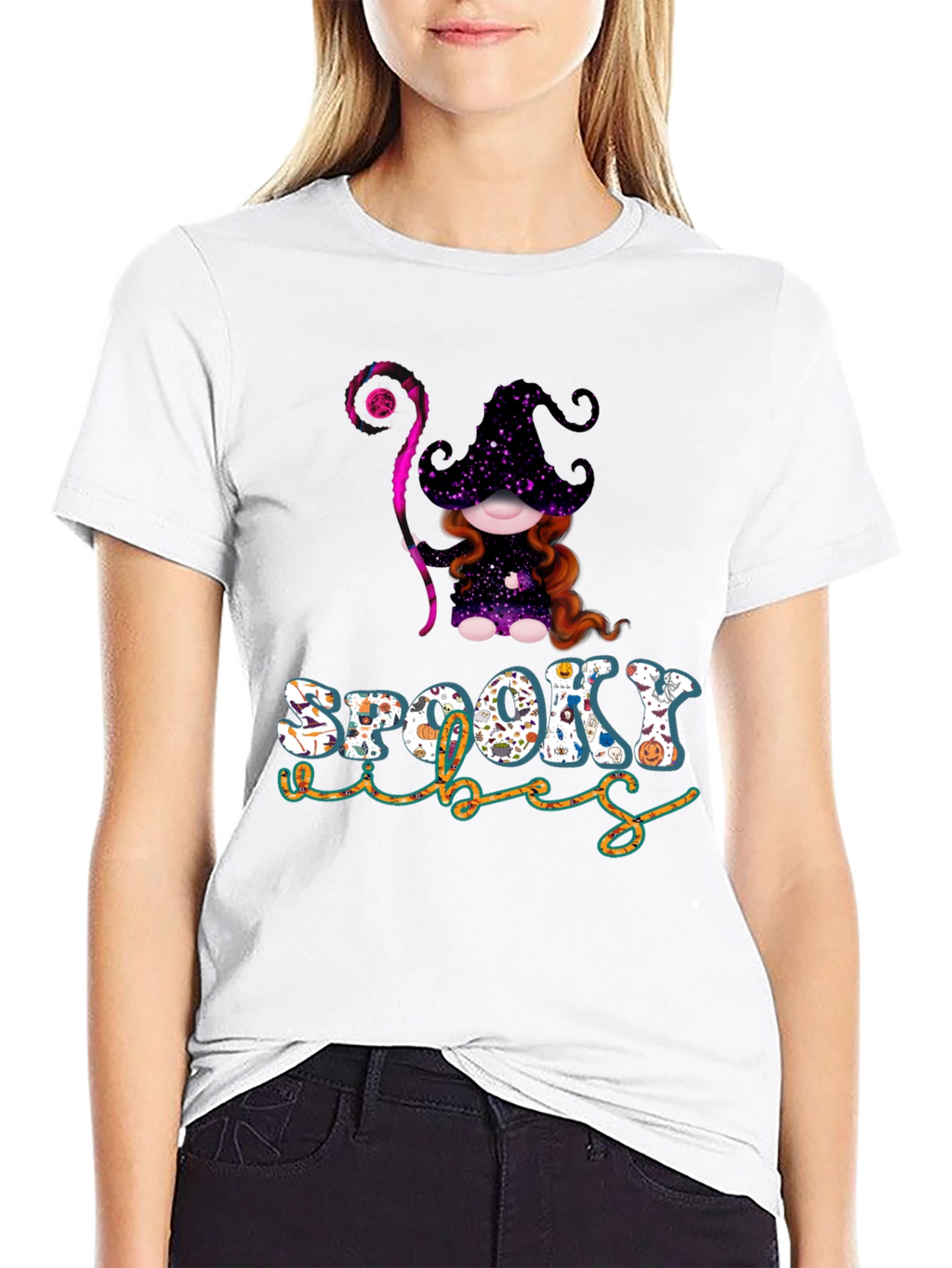 Spooky Vibes Halloween Graphic Tee