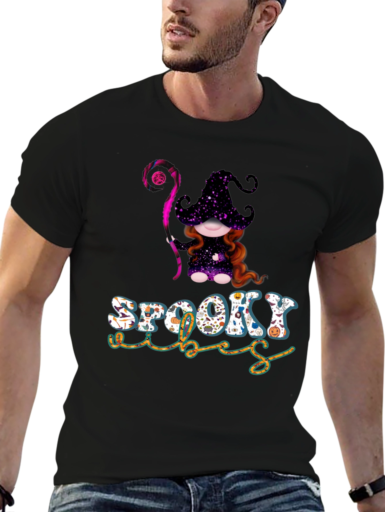 Spooky Vibes Halloween Graphic Tee