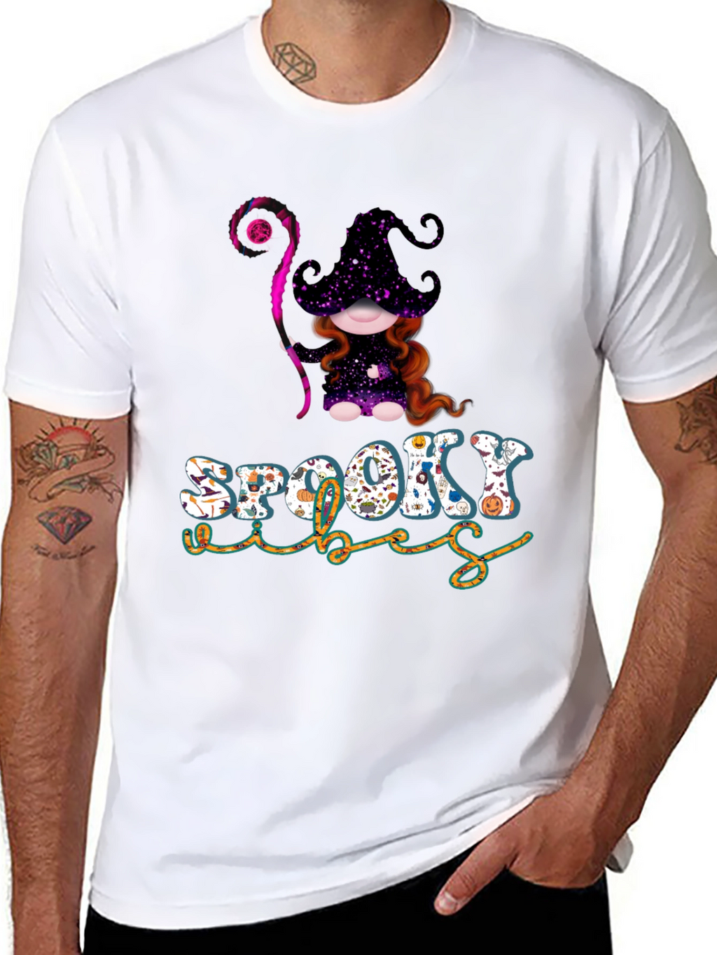 Spooky Vibes Halloween Graphic Tee