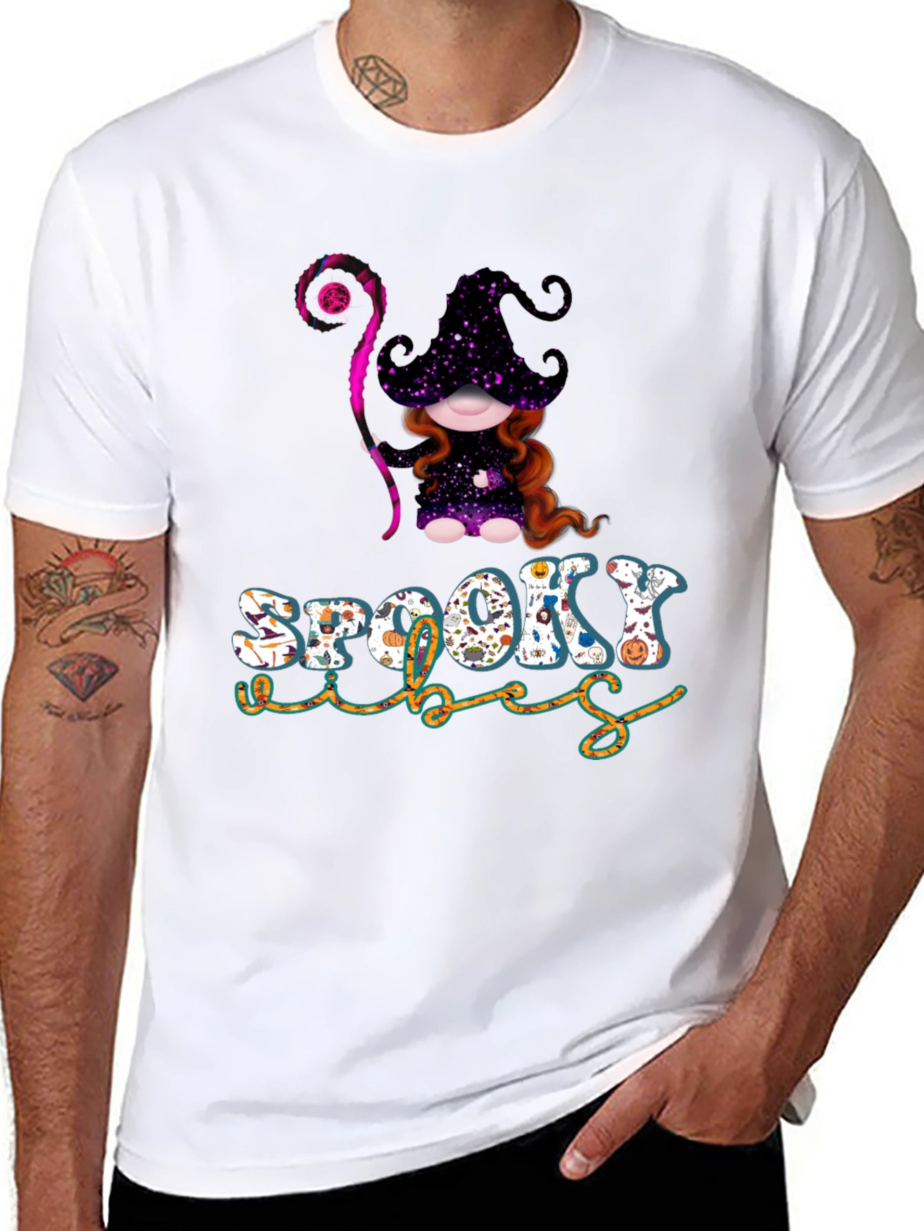 Spooky Vibes Halloween Graphic Tee