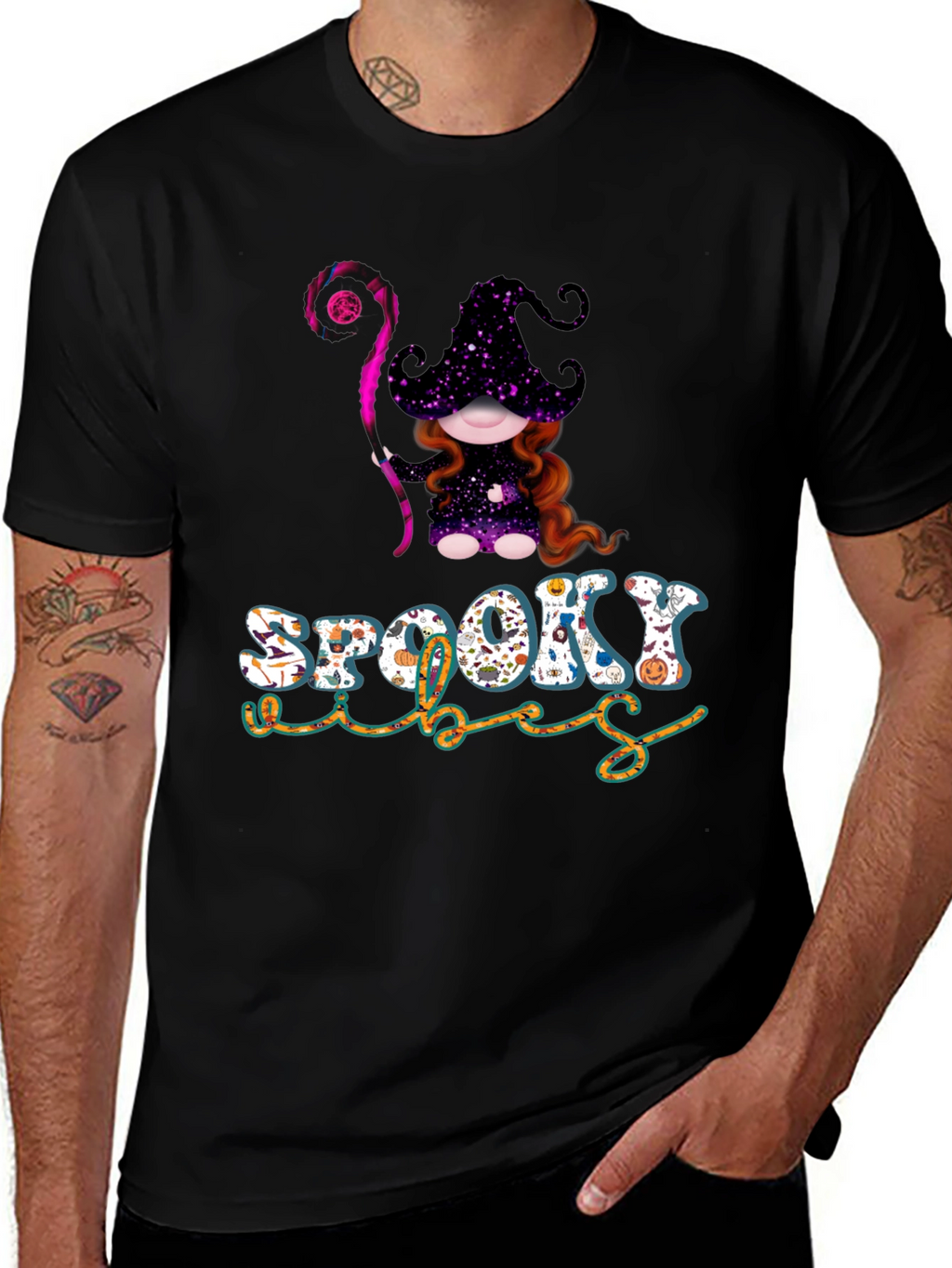 Spooky Vibes Halloween Graphic Tee