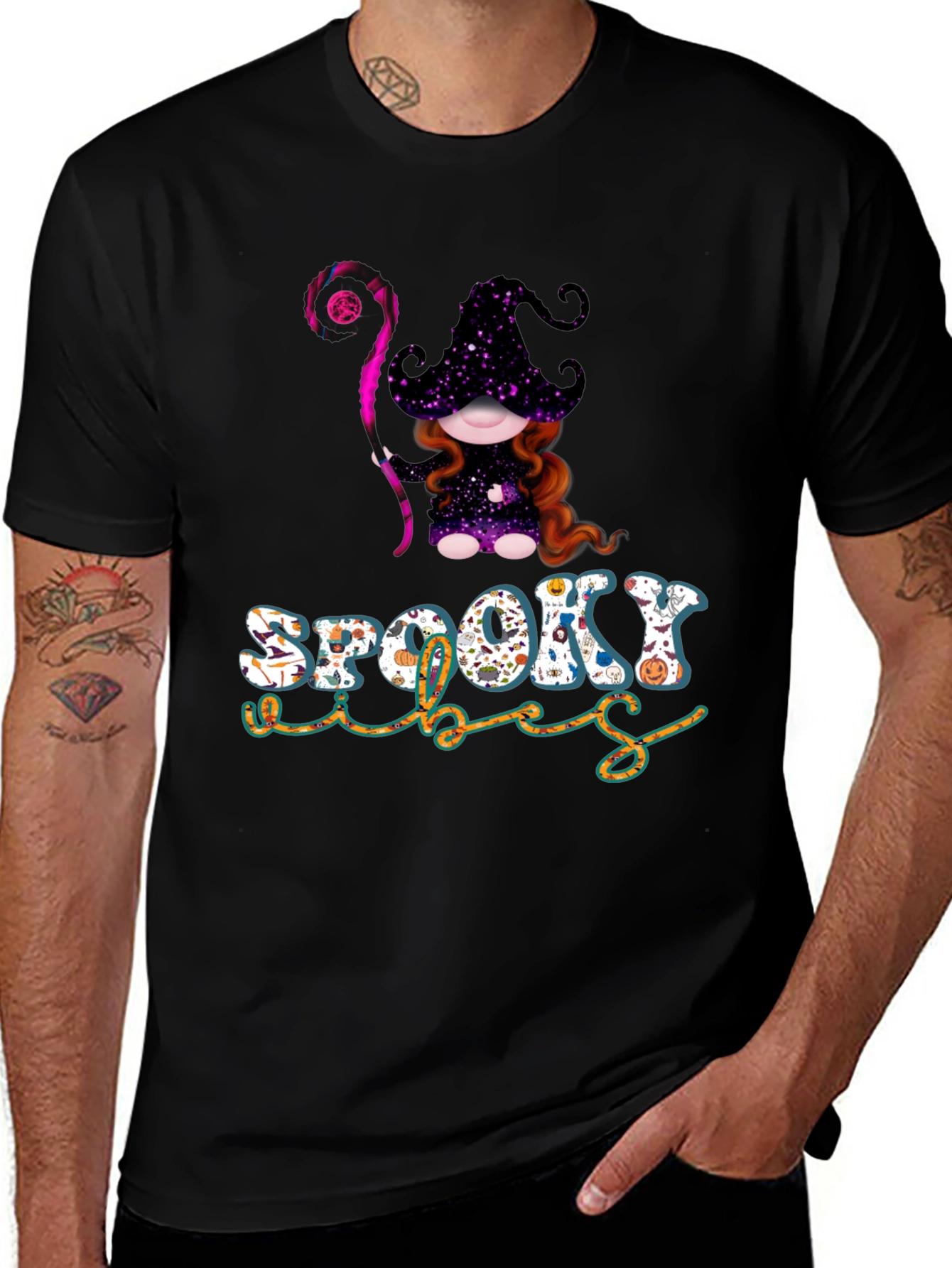 Spooky Vibes Halloween Graphic Tee