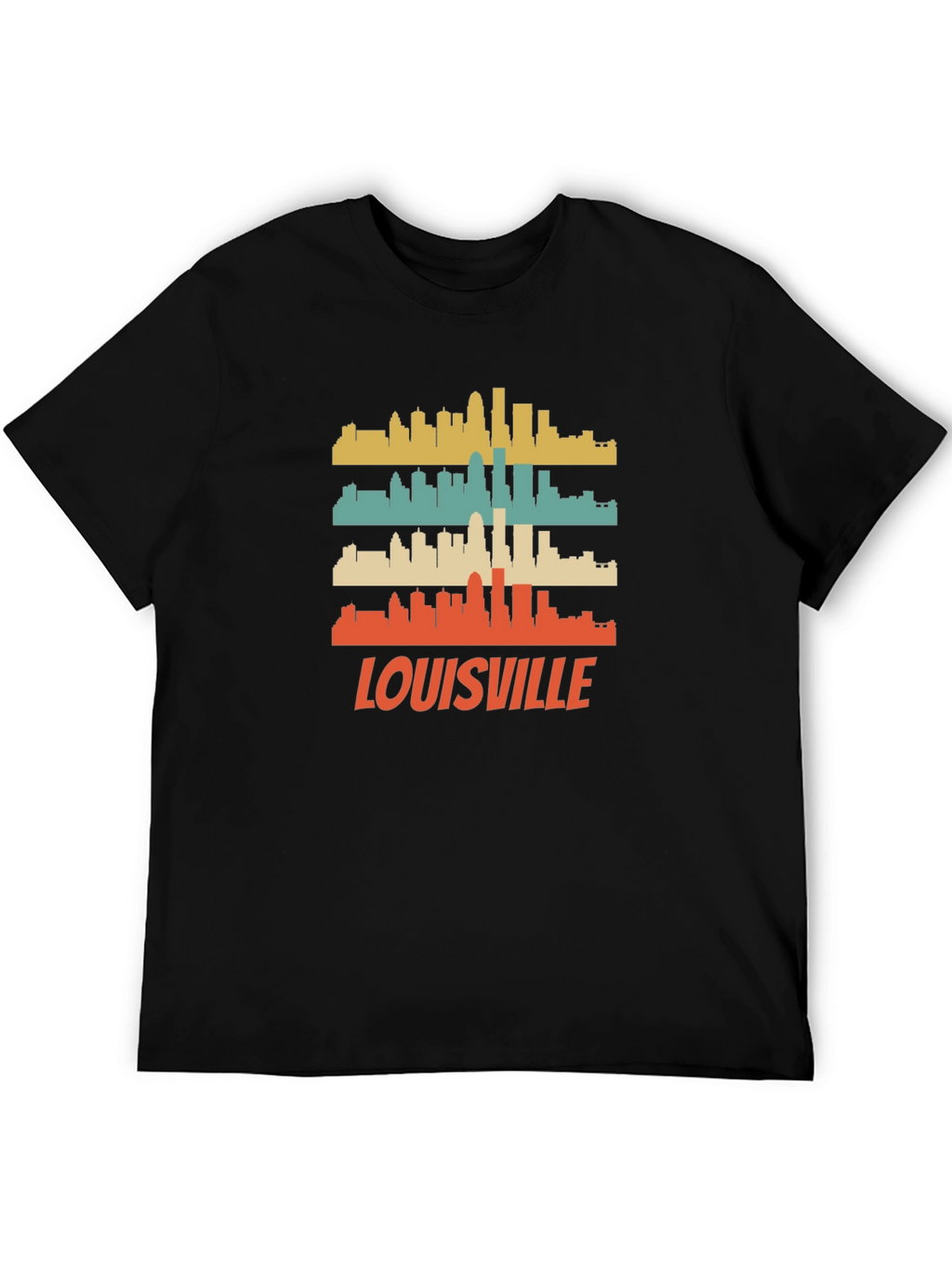 Louisville Skyline Retro T-Shirt