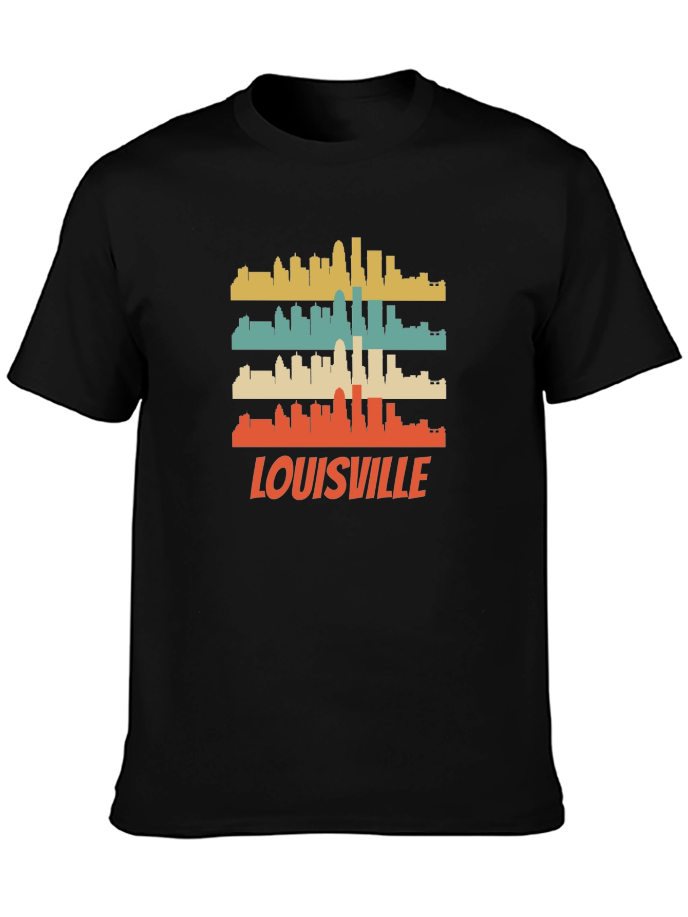 Louisville Skyline Retro T-Shirt