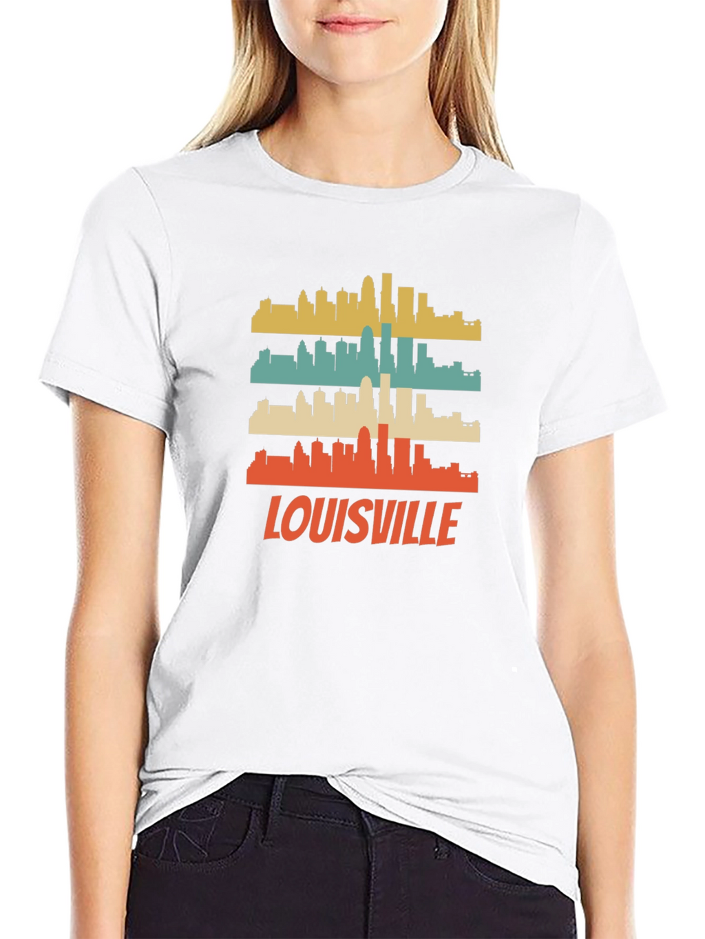 Louisville Skyline Retro T-Shirt