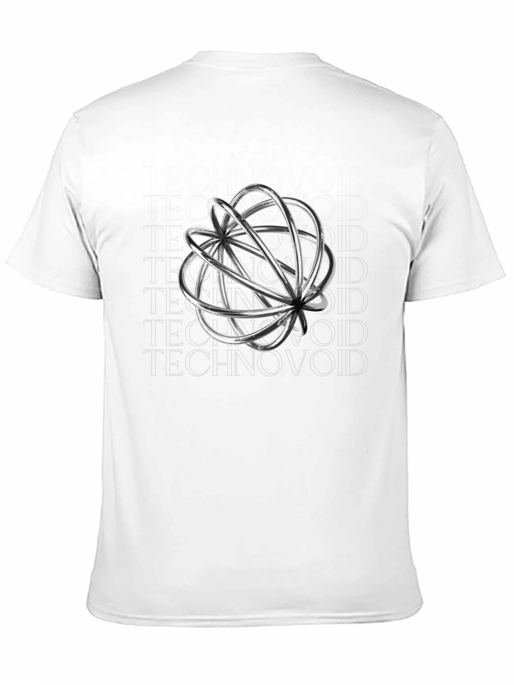 Technovoid Graphic T-Shirt - Modern Black Tee