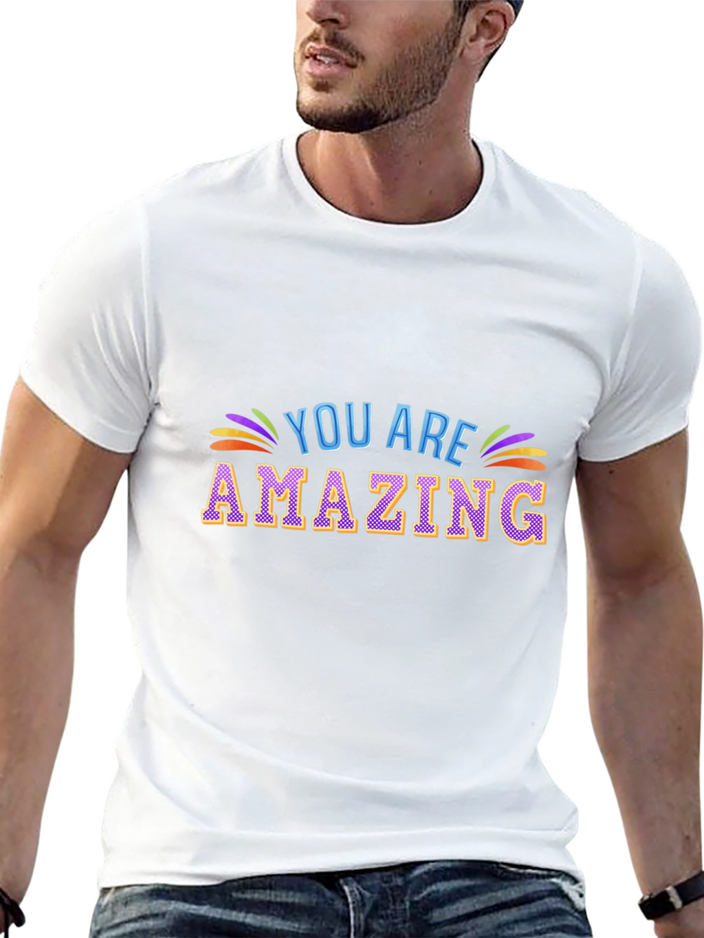 You Are Amazing Graphic Tee - Soft Cotton Blend