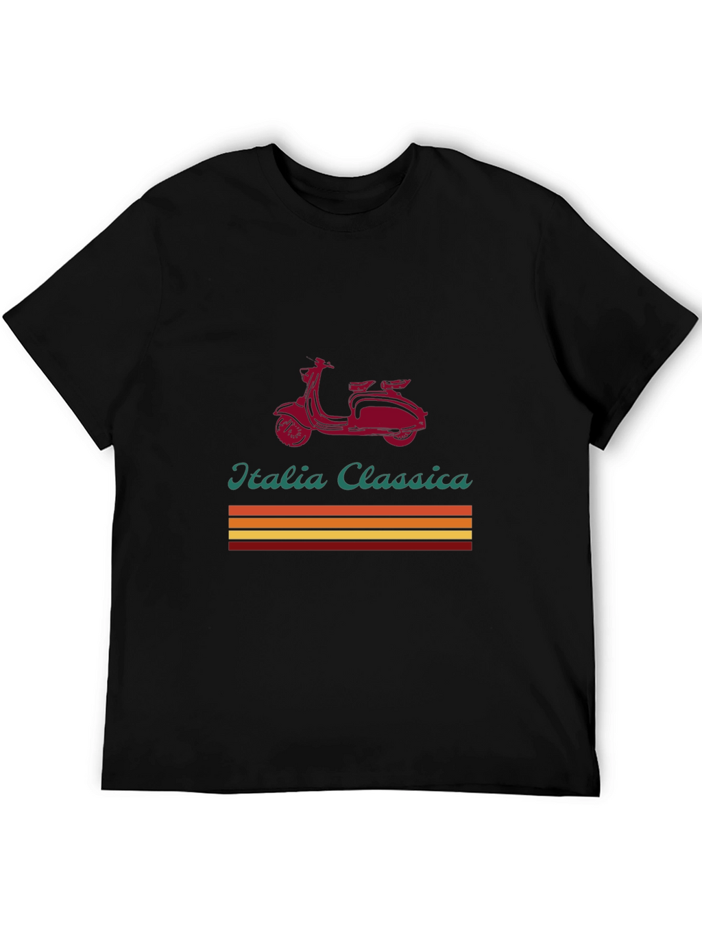 Italia Classica Scooter Graphic Tee - Retro Style