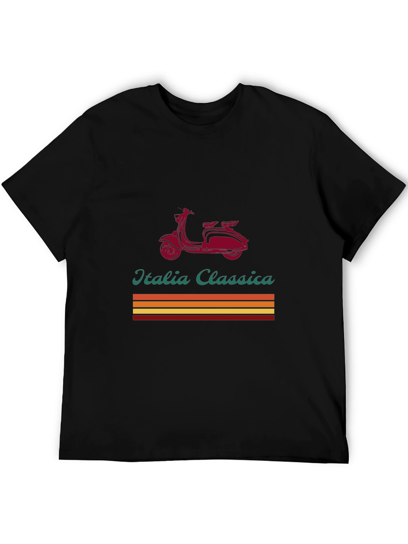 Italia Classica Scooter Graphic Tee - Retro Style
