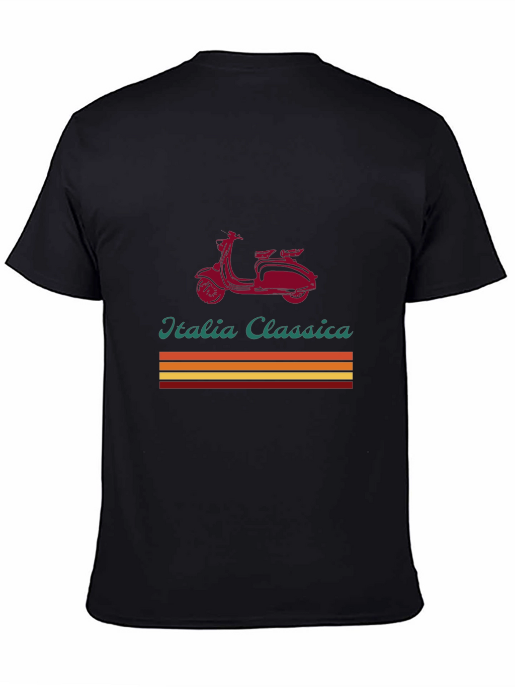 Italia Classica Scooter Graphic Tee - Retro Style