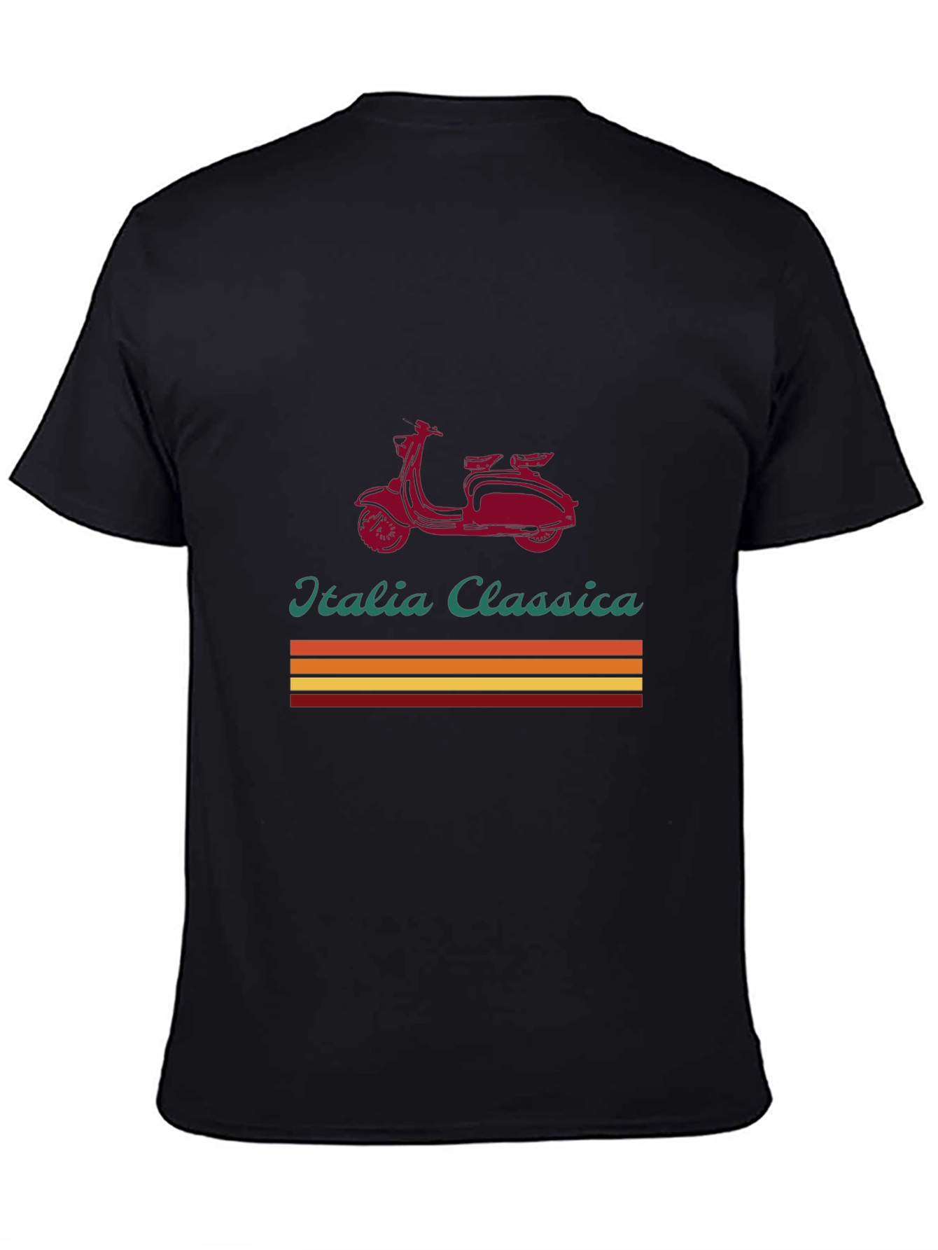 Italia Classica Scooter Graphic Tee - Retro Style