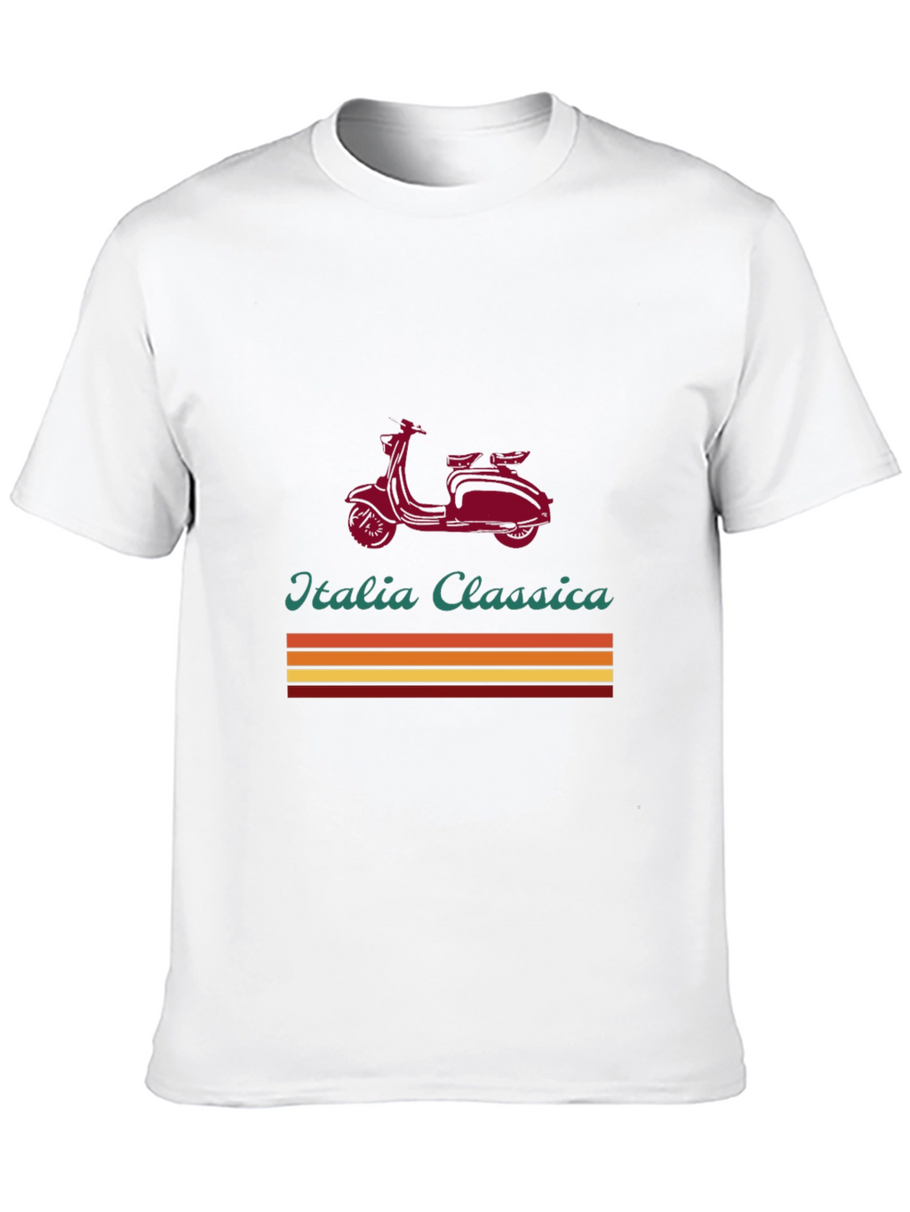 Italia Classica Scooter Graphic Tee - Retro Style