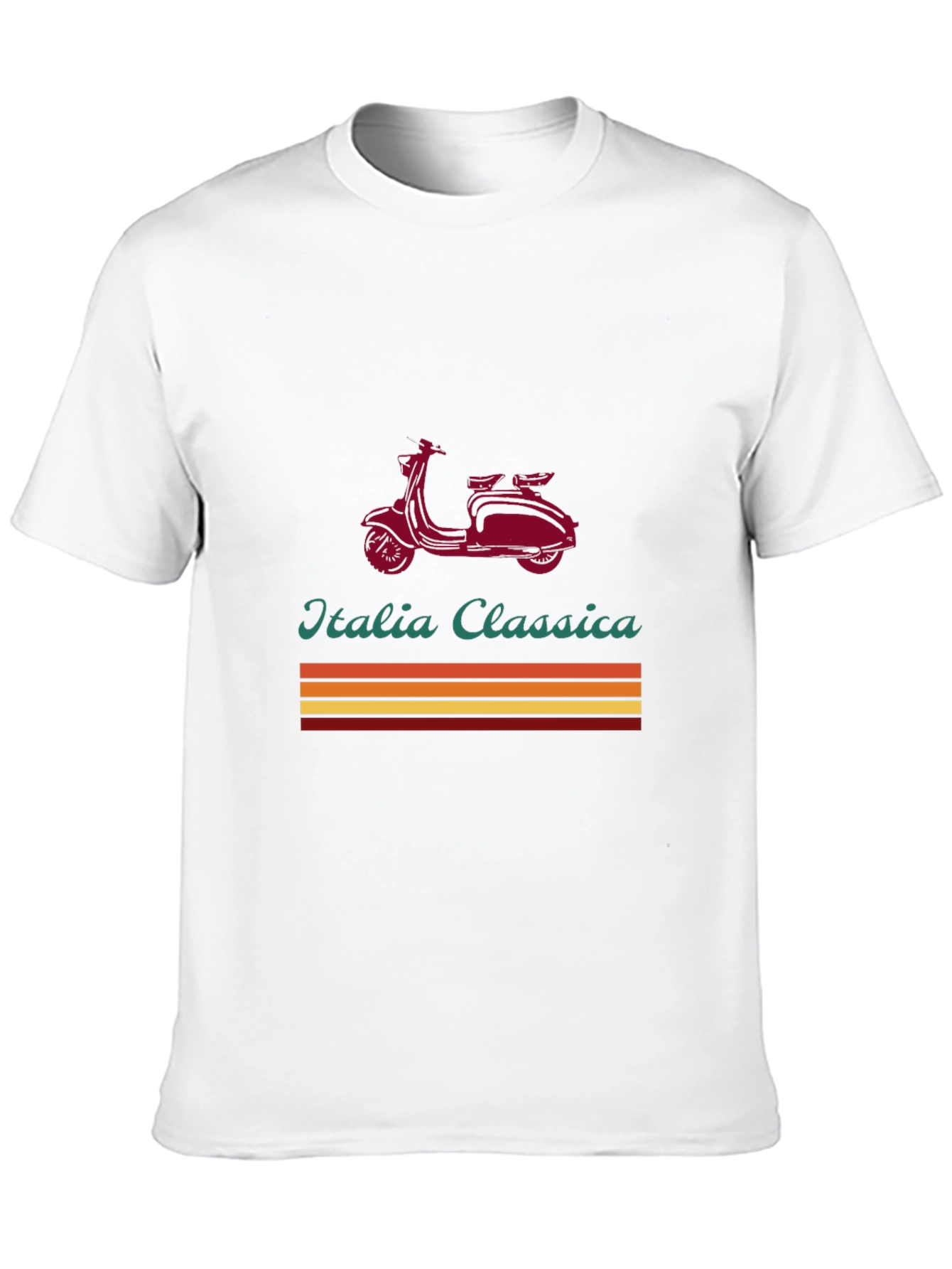 Italia Classica Scooter Graphic Tee - Retro Style