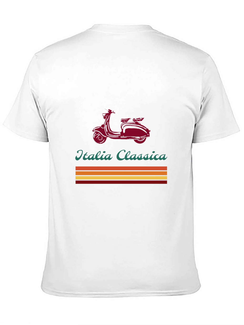 Italia Classica Scooter Graphic Tee - Retro Style