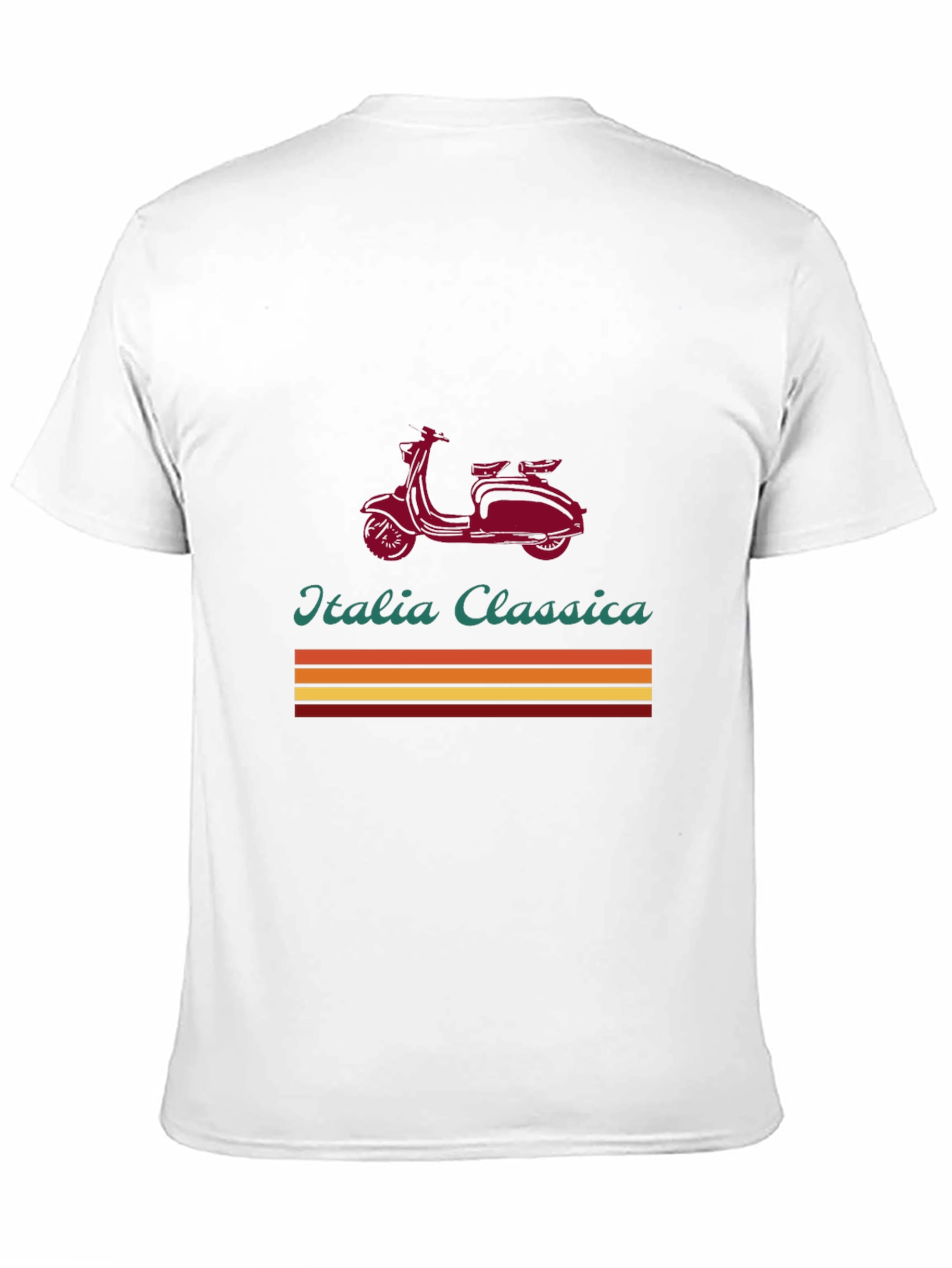 Italia Classica Scooter Graphic Tee - Retro Style