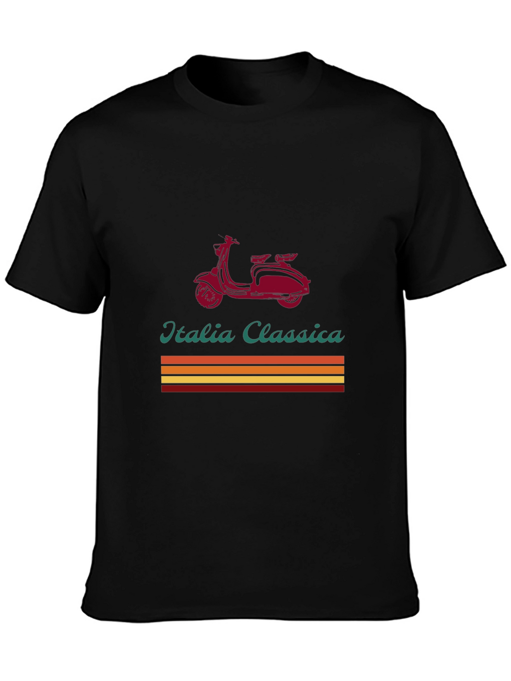 Italia Classica Scooter Graphic Tee - Retro Style