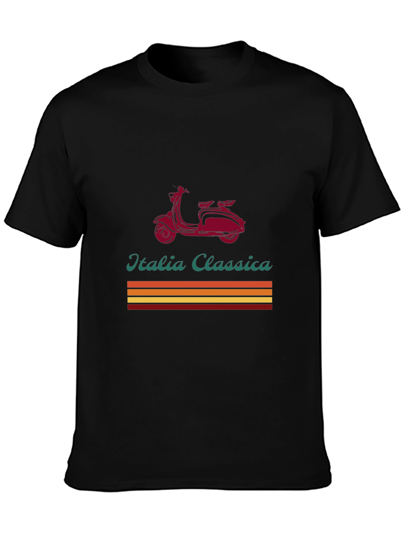 Italia Classica Scooter Graphic Tee - Retro Style