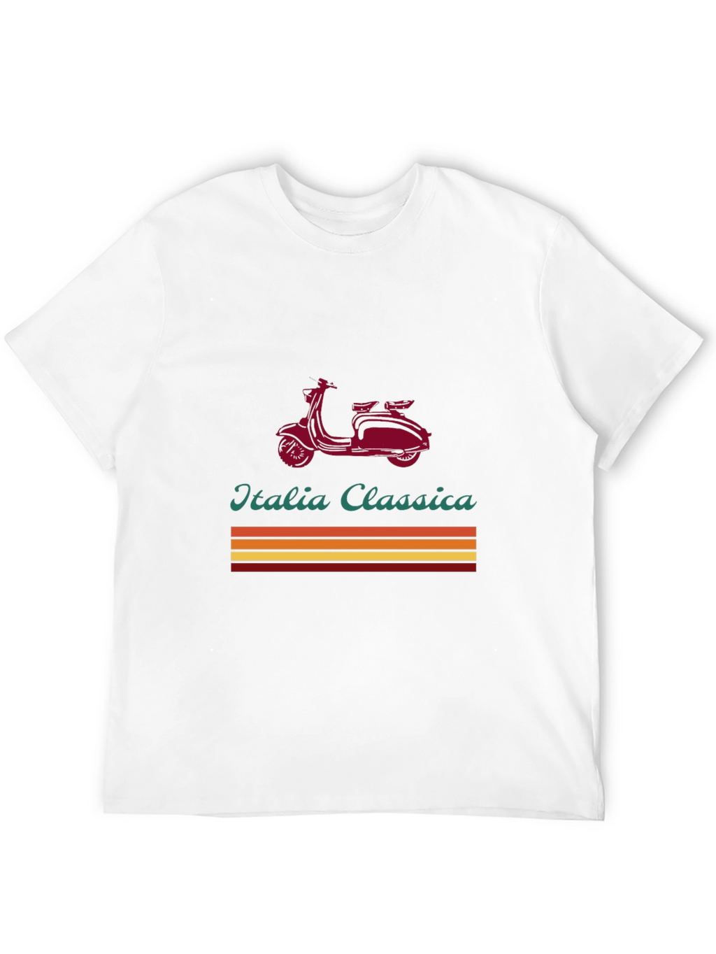 Italia Classica Scooter Graphic Tee - Retro Style