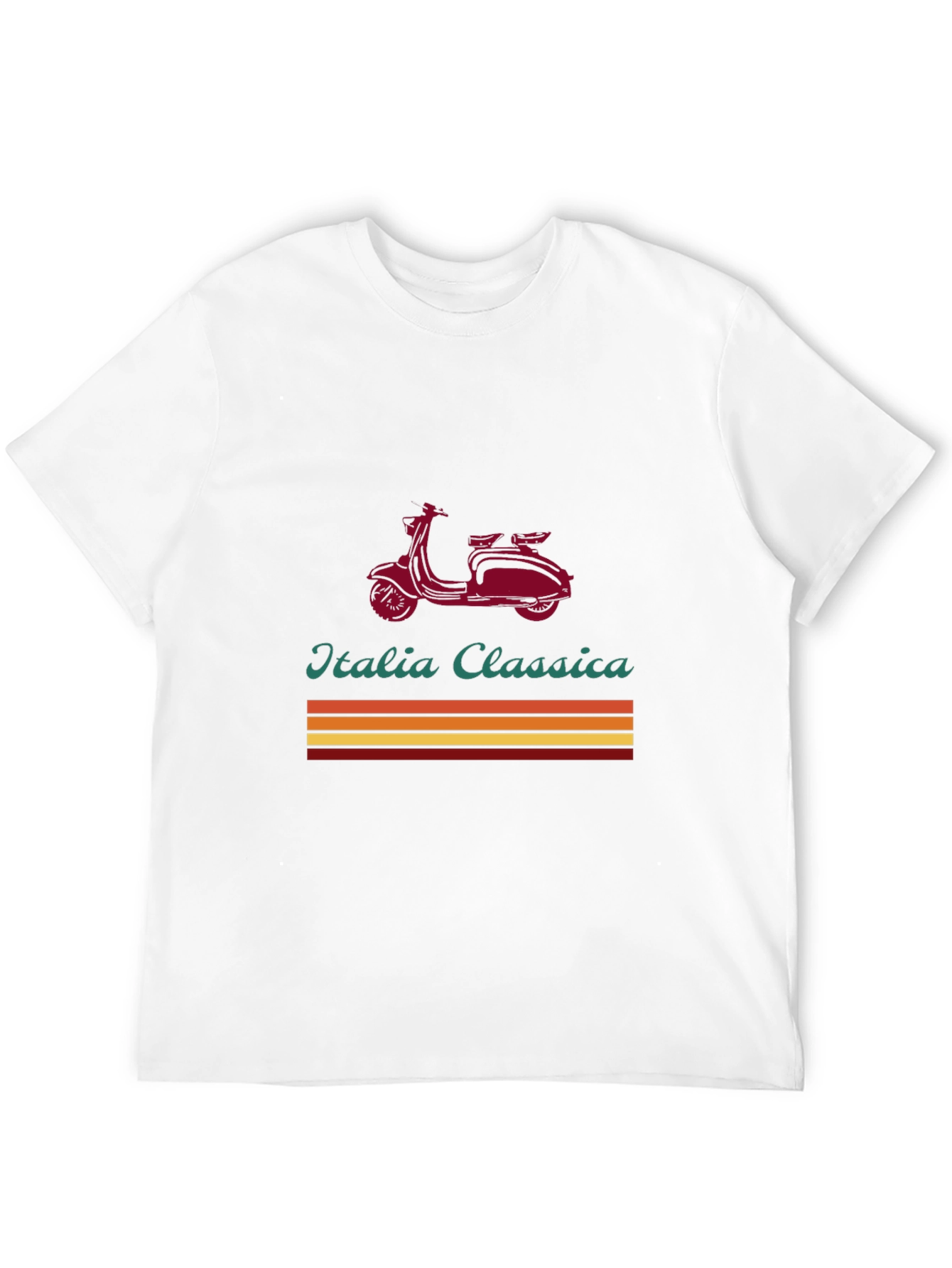 Italia Classica Scooter Graphic Tee - Retro Style