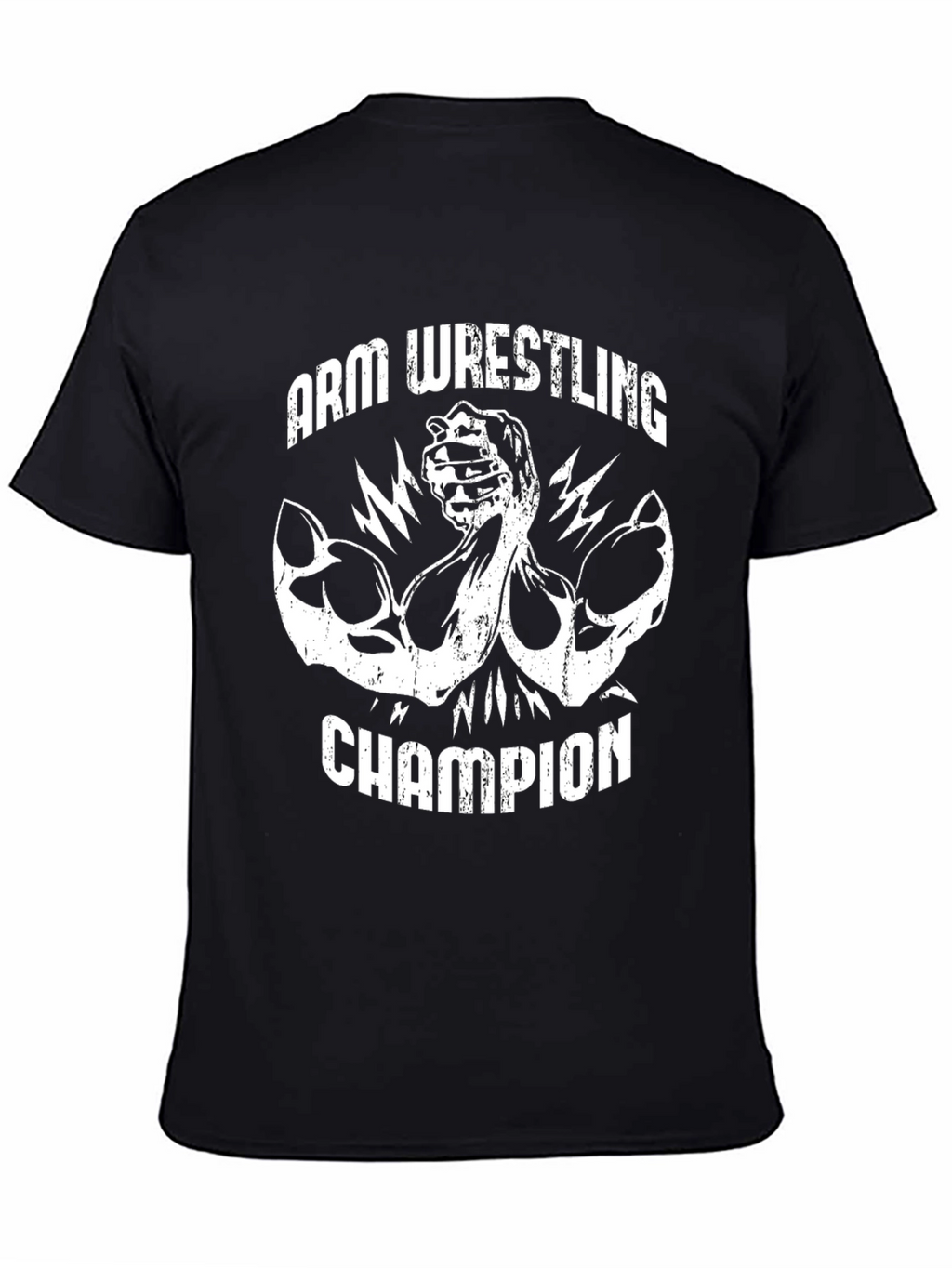 Arm Wrestling Champion Black T-Shirt