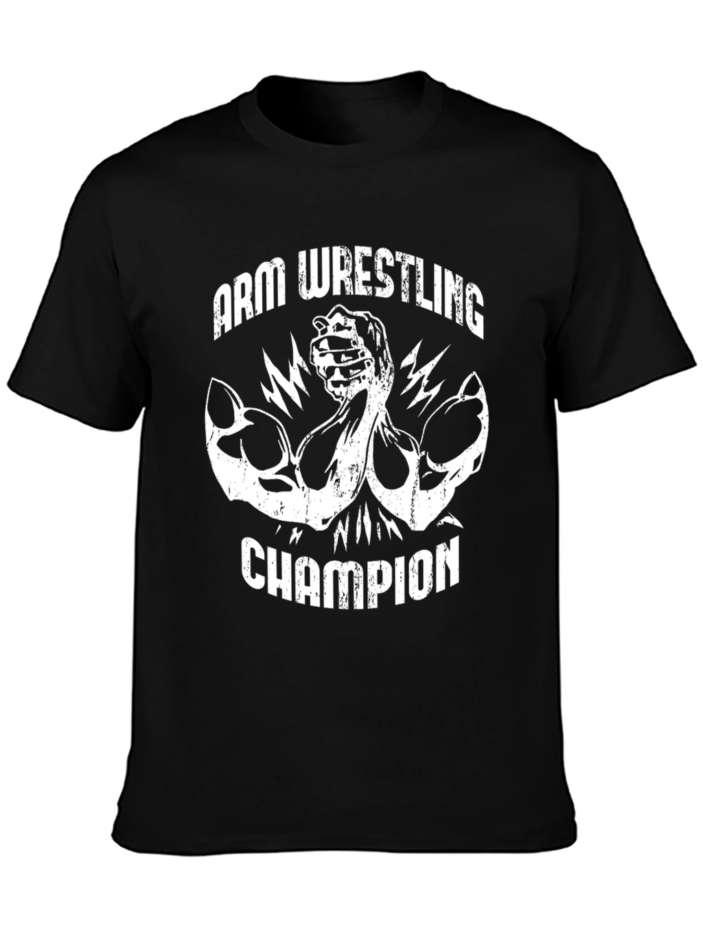 Arm Wrestling Champion Black T-Shirt