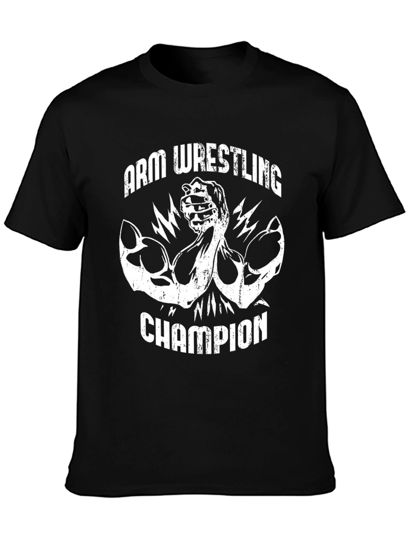 Arm Wrestling Champion Black T-Shirt