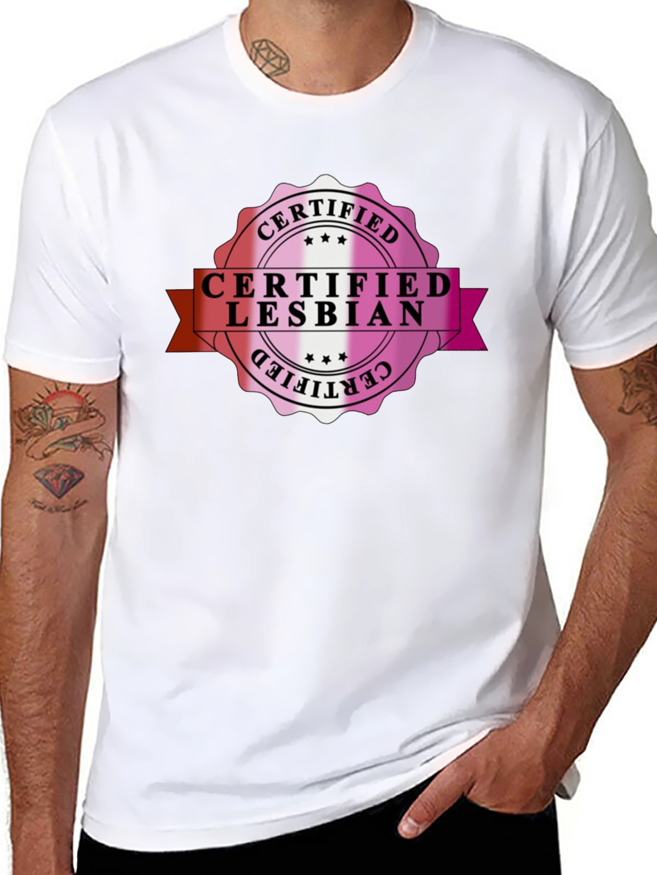 Certified Lesbian T-Shirt - Pride LGBTQ+ Tee