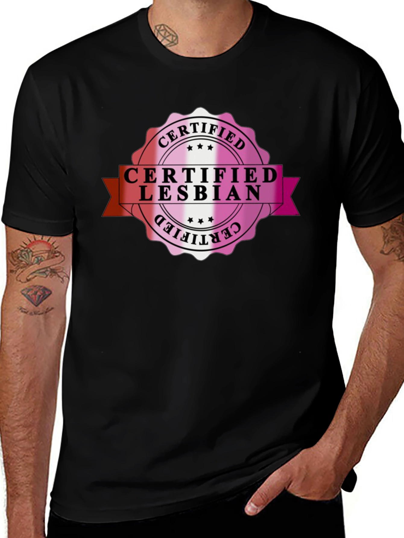 Certified Lesbian T-Shirt - Pride LGBTQ+ Tee