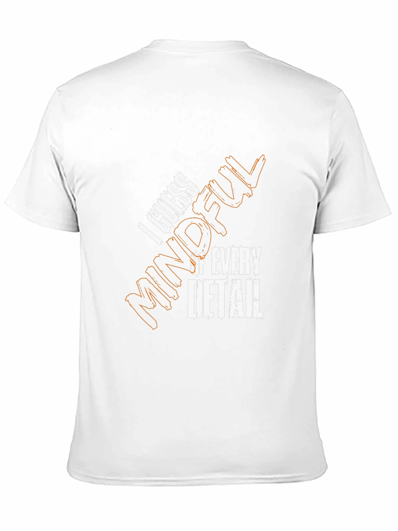 Mindful Detail Graphic Tee - Black Cotton Blend