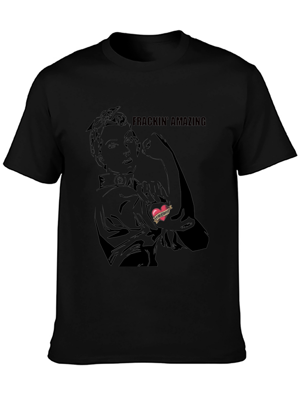 Frackin Amazing Rosie the Riveter Graphic Tee