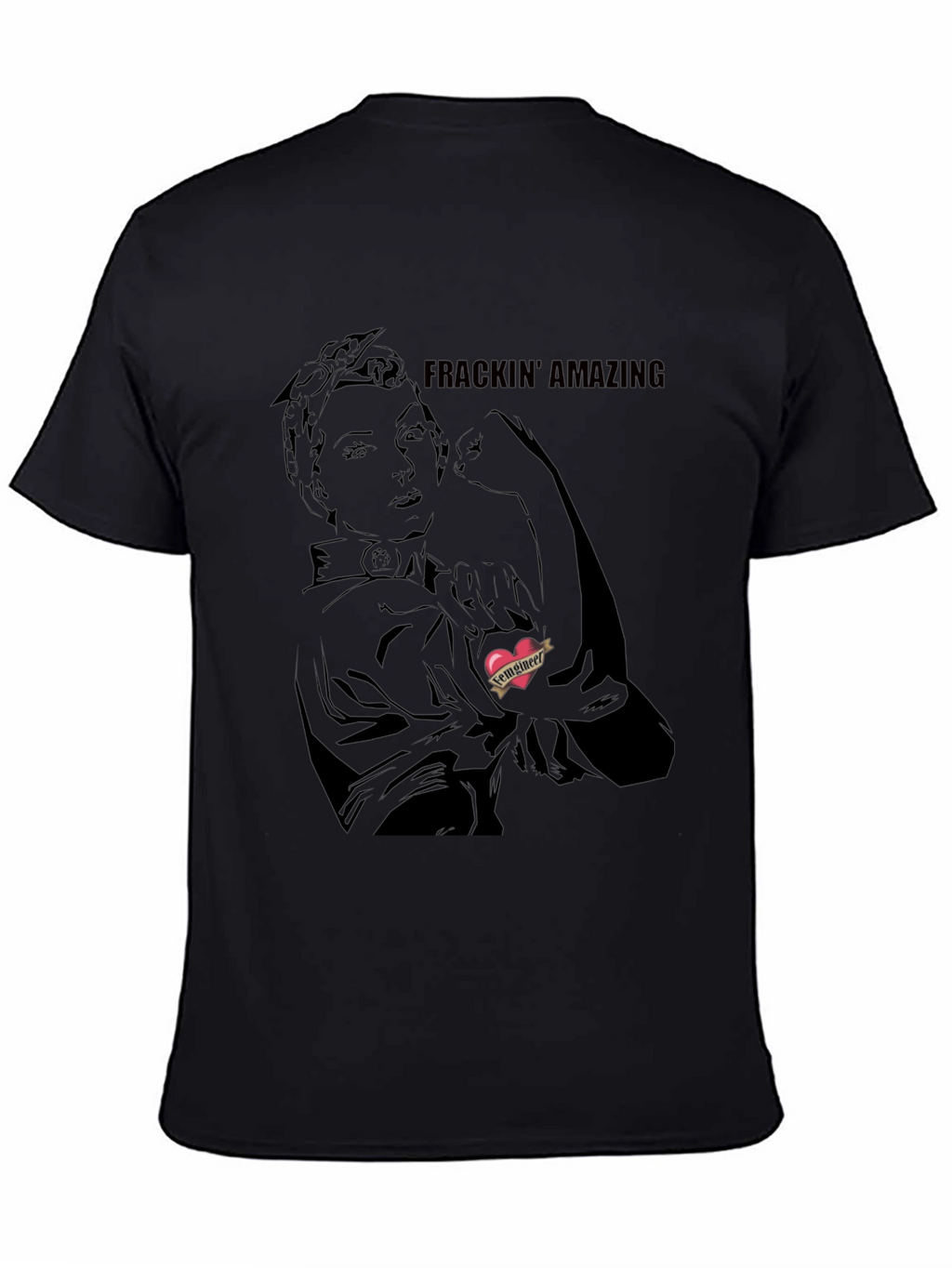 Frackin Amazing Rosie the Riveter Graphic Tee