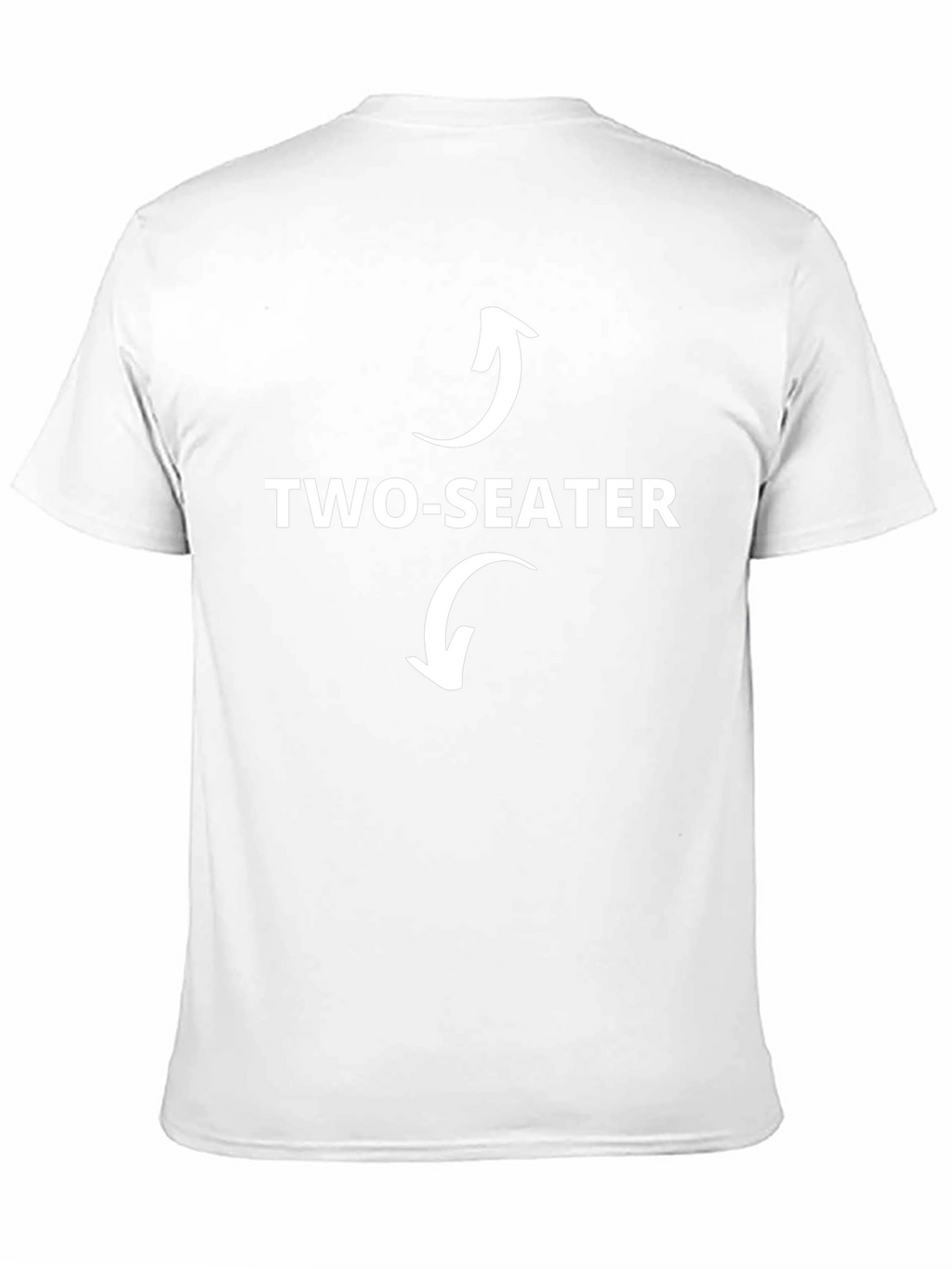 Two-Seater Graphic Tee - Funny Couple T-Shirt